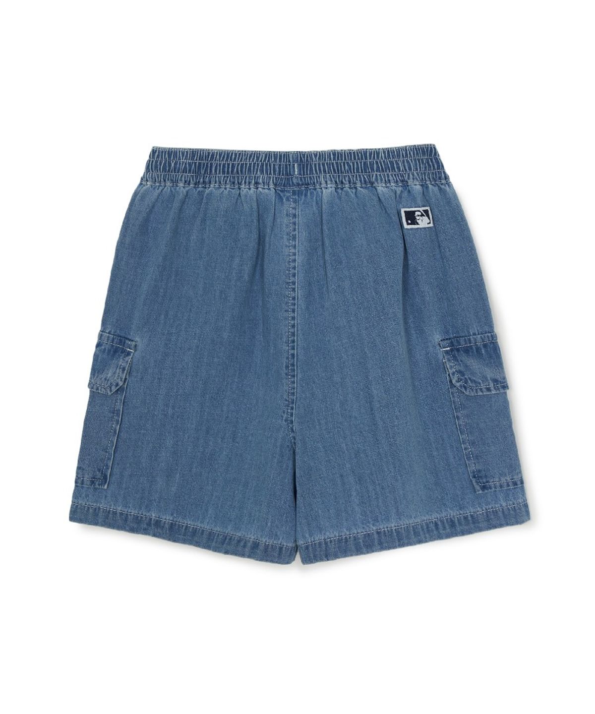 엠엘비 키즈(MLB KIDS) 스트릿 베이직 스트라이프 데님 티셔츠세트(여아) NY (L.Blue)