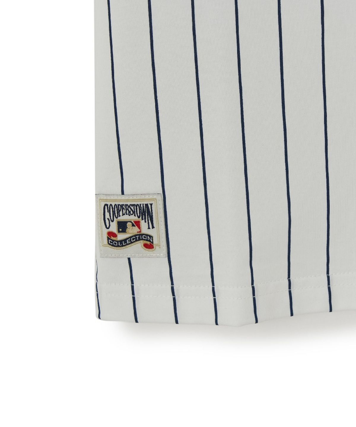 엠엘비 키즈(MLB KIDS) 스트릿 베이직 스트라이프 데님 티셔츠세트 NY (L.Blue)