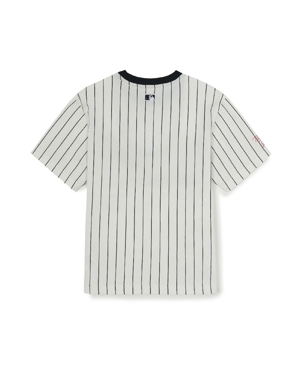 엠엘비 키즈(MLB KIDS) 스트릿 베이직 스트라이프 데님 티셔츠세트 NY (L.Grey)