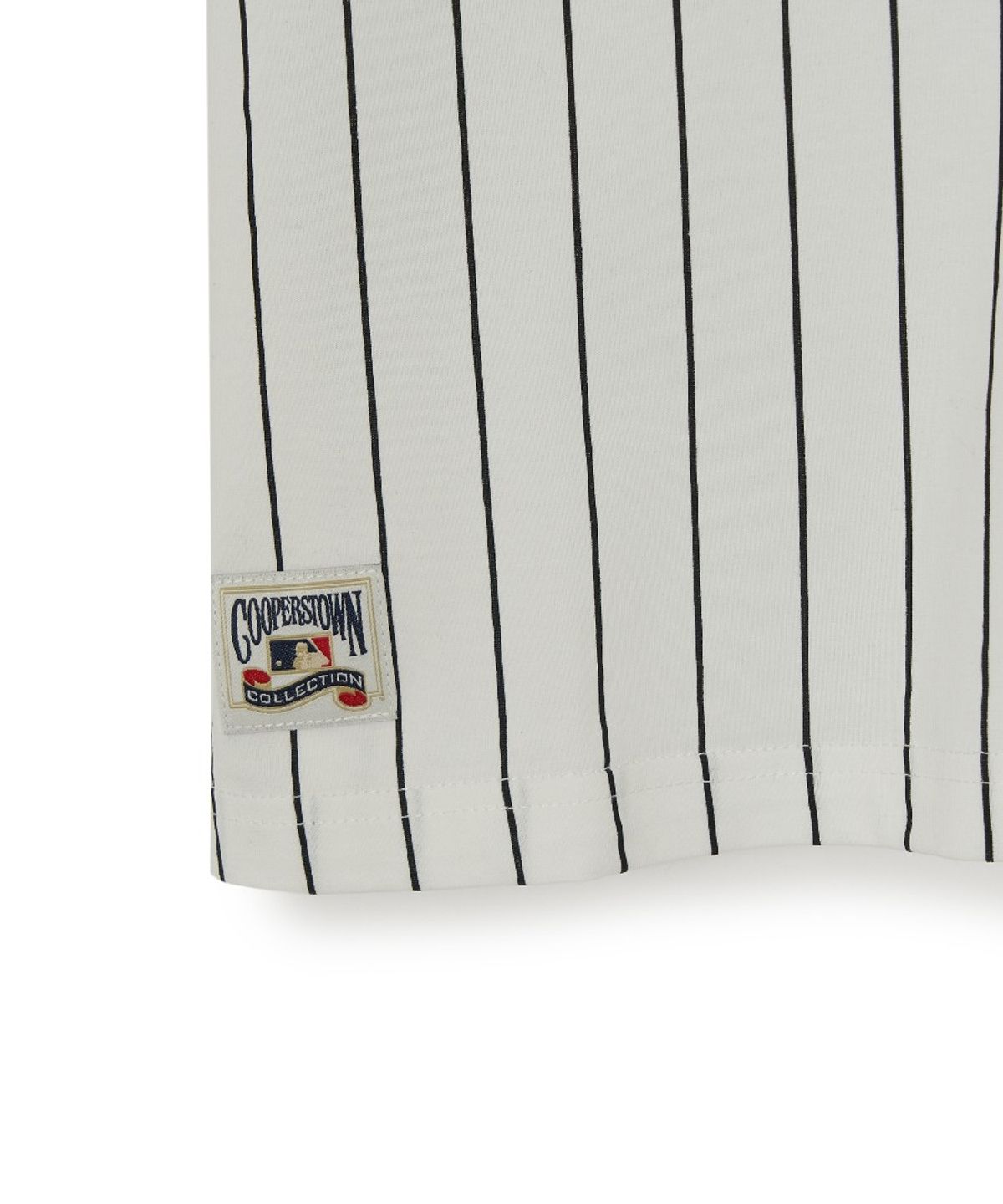 엠엘비 키즈(MLB KIDS) 스트릿 베이직 스트라이프 데님 티셔츠세트 NY (L.Grey)