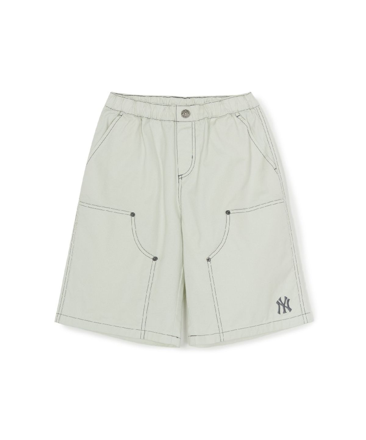 엠엘비 키즈(MLB KIDS) 스트릿 버뮤다 6부 팬츠 NY (Cream)