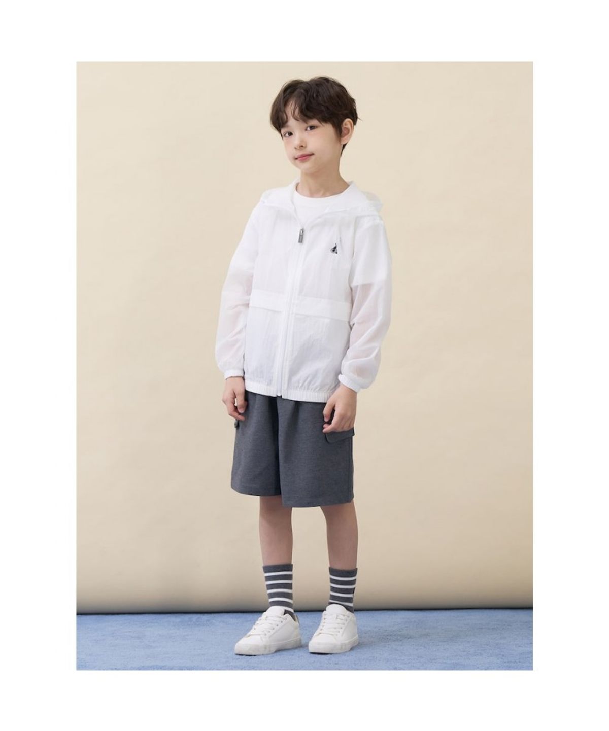 빈폴 키즈(BEANPOLE KIDS) 피케 포켓 반바지  애쉬 (BI6325U034)