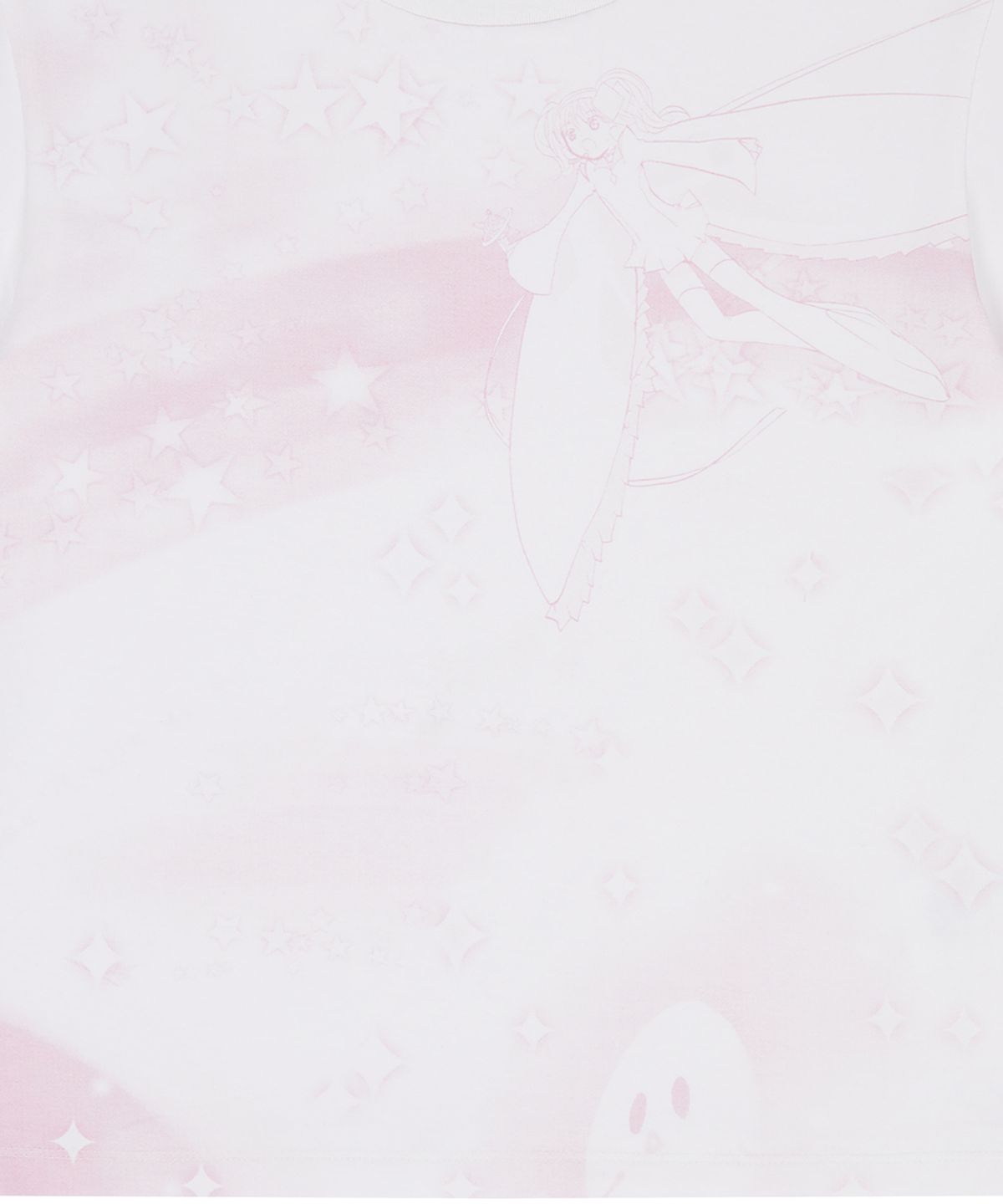 러브이즈트루(LUVISTRUE) SHUGO CHARA! PINK RAINBOW TEE(WHITE)