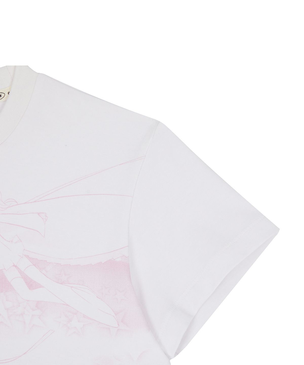 러브이즈트루(LUVISTRUE) SHUGO CHARA! PINK RAINBOW TEE(WHITE)