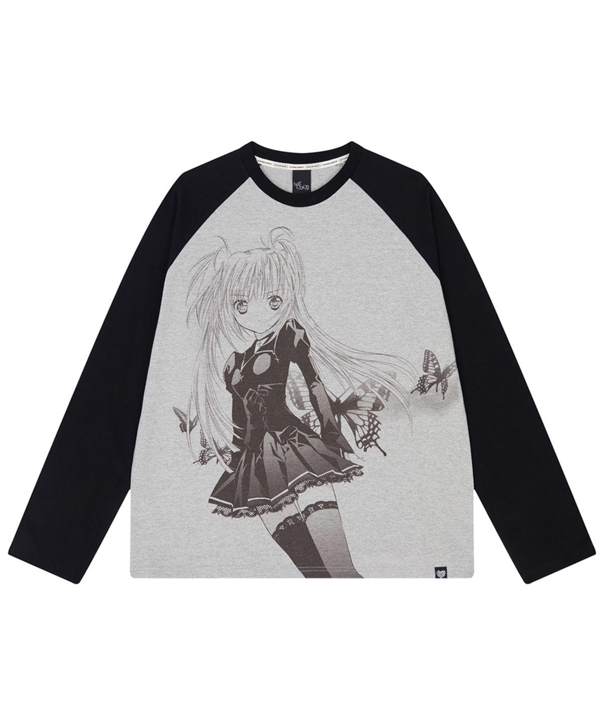 러브이즈트루(LUVISTRUE) SHUGO CHARA! RAGLAN LONG SLEEVE(BLACK)