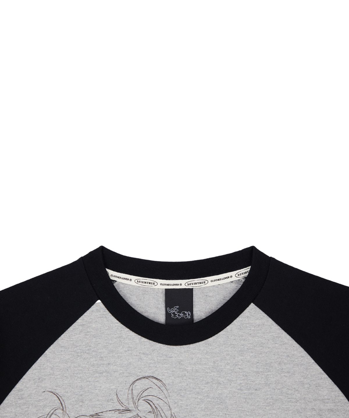 러브이즈트루(LUVISTRUE) SHUGO CHARA! RAGLAN LONG SLEEVE(BLACK)