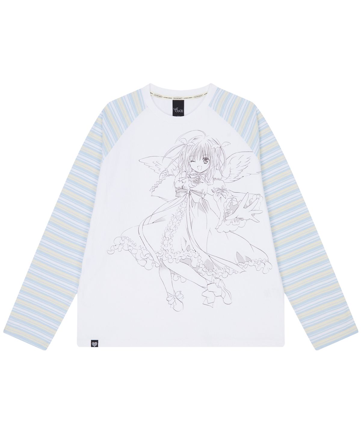 러브이즈트루(LUVISTRUE) SHUGO CHARA! RAGLAN LONG SLEEVE(WHITE)
