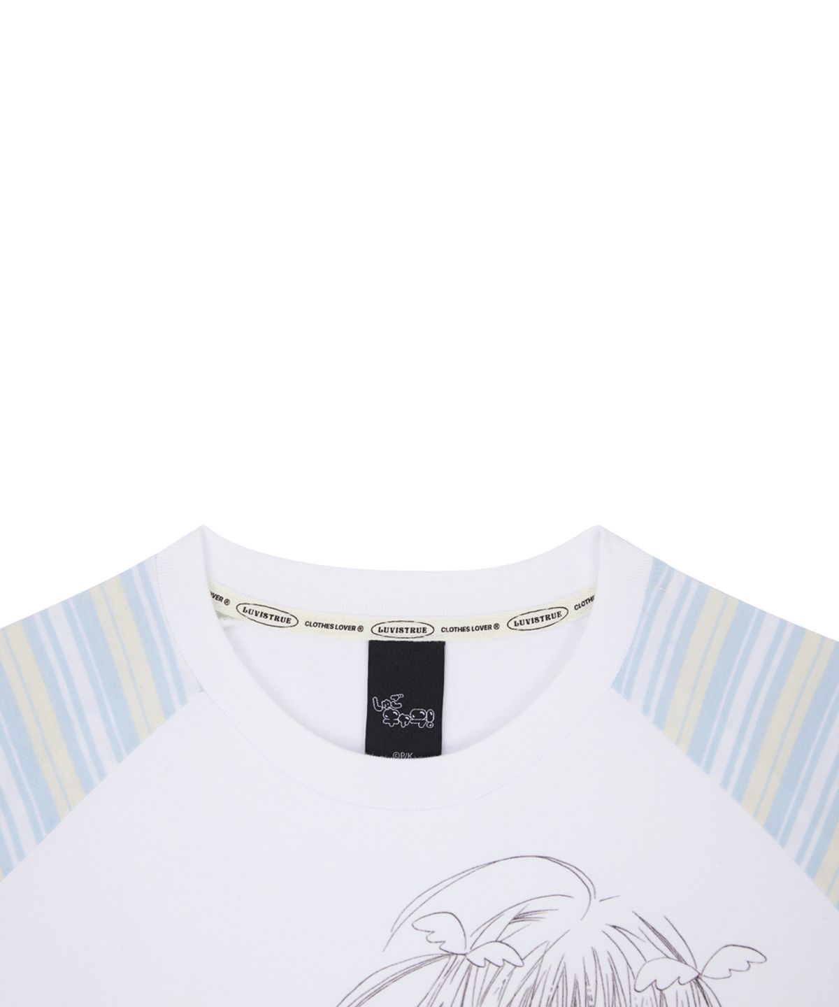 러브이즈트루(LUVISTRUE) SHUGO CHARA! RAGLAN LONG SLEEVE(WHITE)