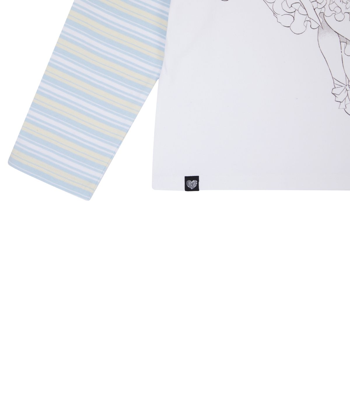 러브이즈트루(LUVISTRUE) SHUGO CHARA! RAGLAN LONG SLEEVE(WHITE)