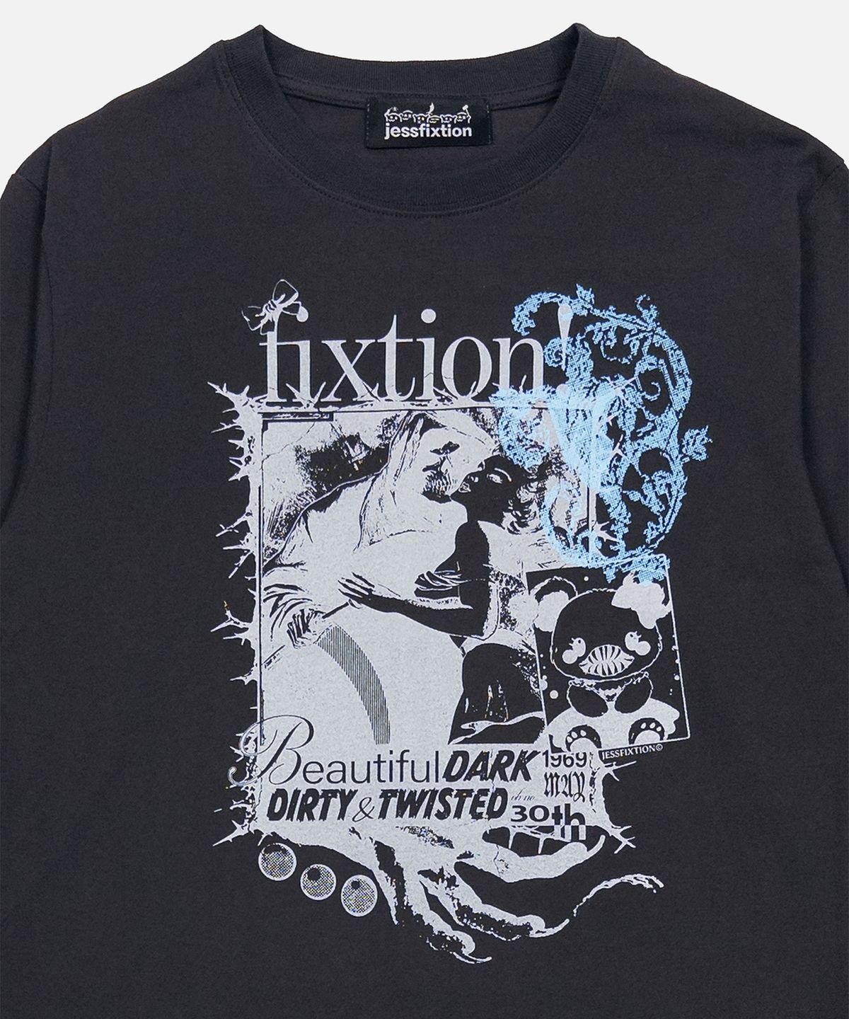 제스픽션(JESSFIXTION) HORROR! LONG SLEEVE (CHARCOAL)