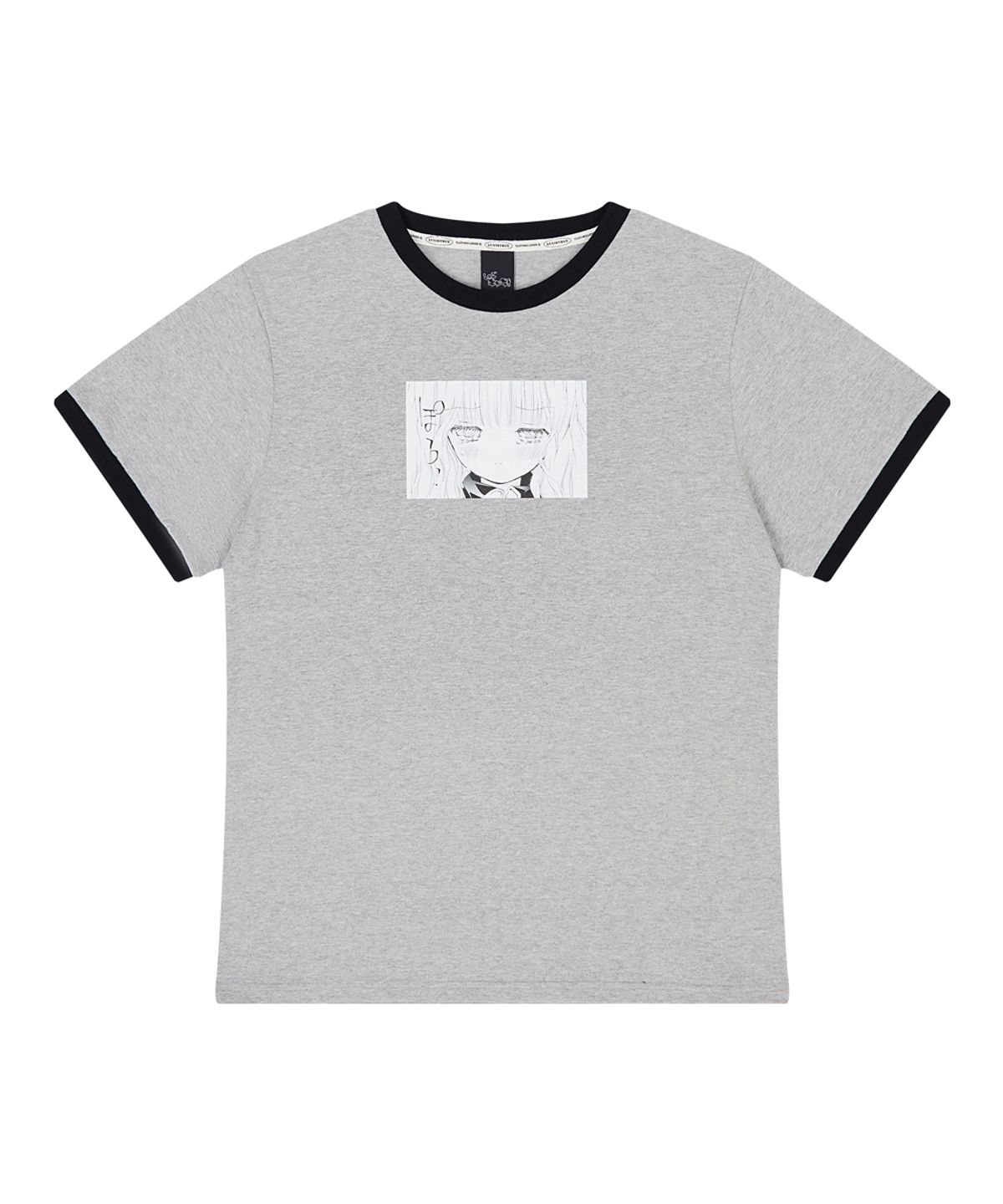 러브이즈트루(LUVISTRUE) SHUGO CHARA! RIMA RINGER TEE(GRAY)