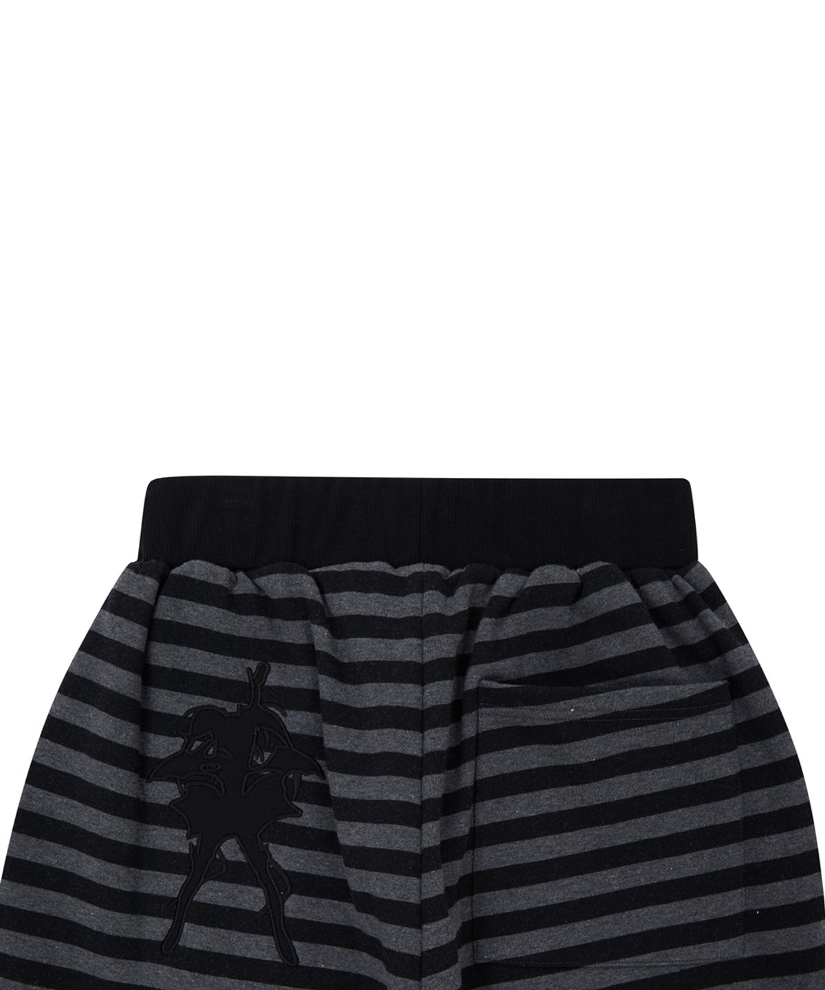 러브이즈트루(LUVISTRUE) SHUGO CHARA! STRIPE SWEATPANTS(BLACK)
