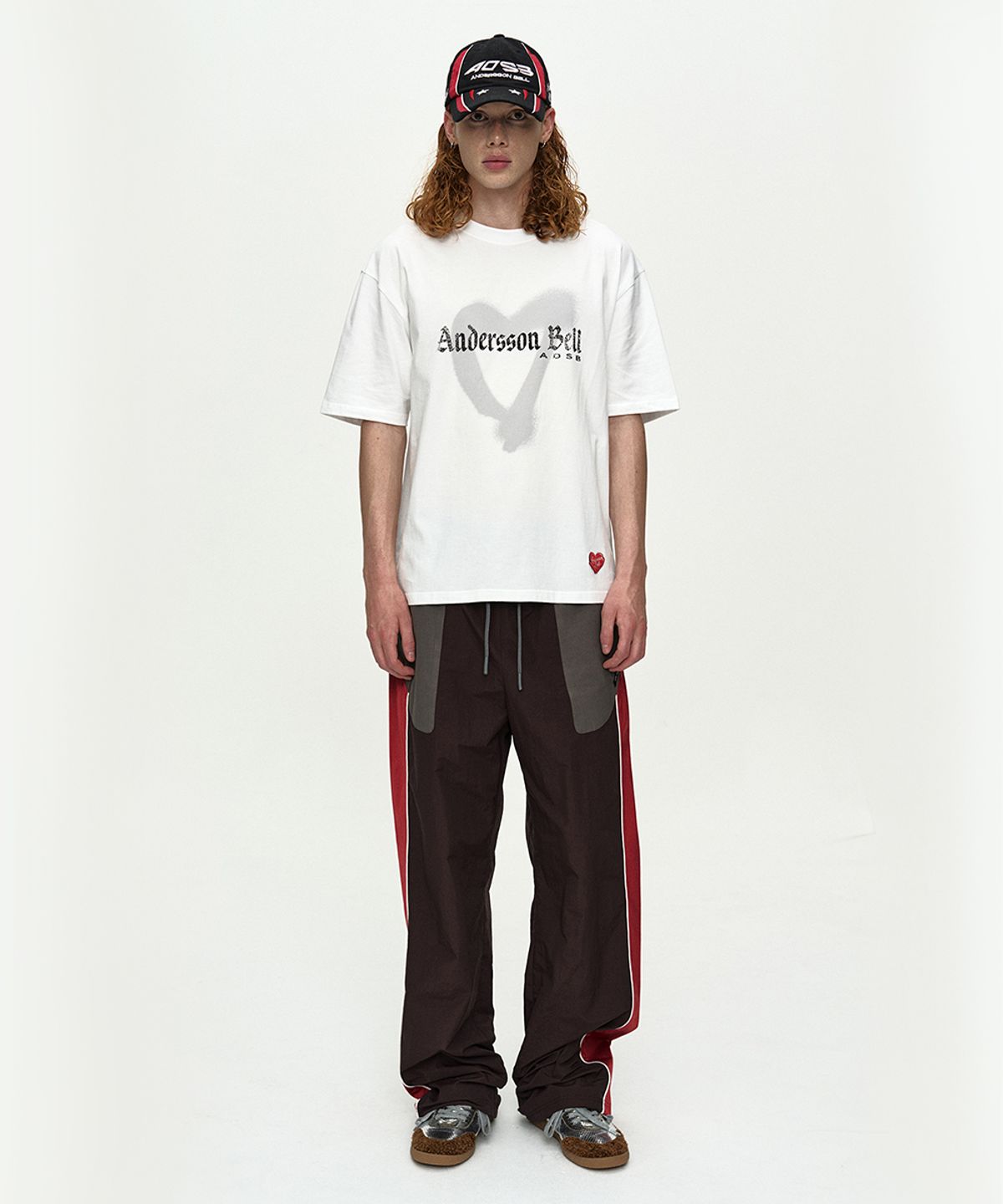 앤더슨벨(ADSB ANDERSSON BELL) (ESSENTIAL) UNISEX HEART T-SHIRT atb1417u(WHITE)