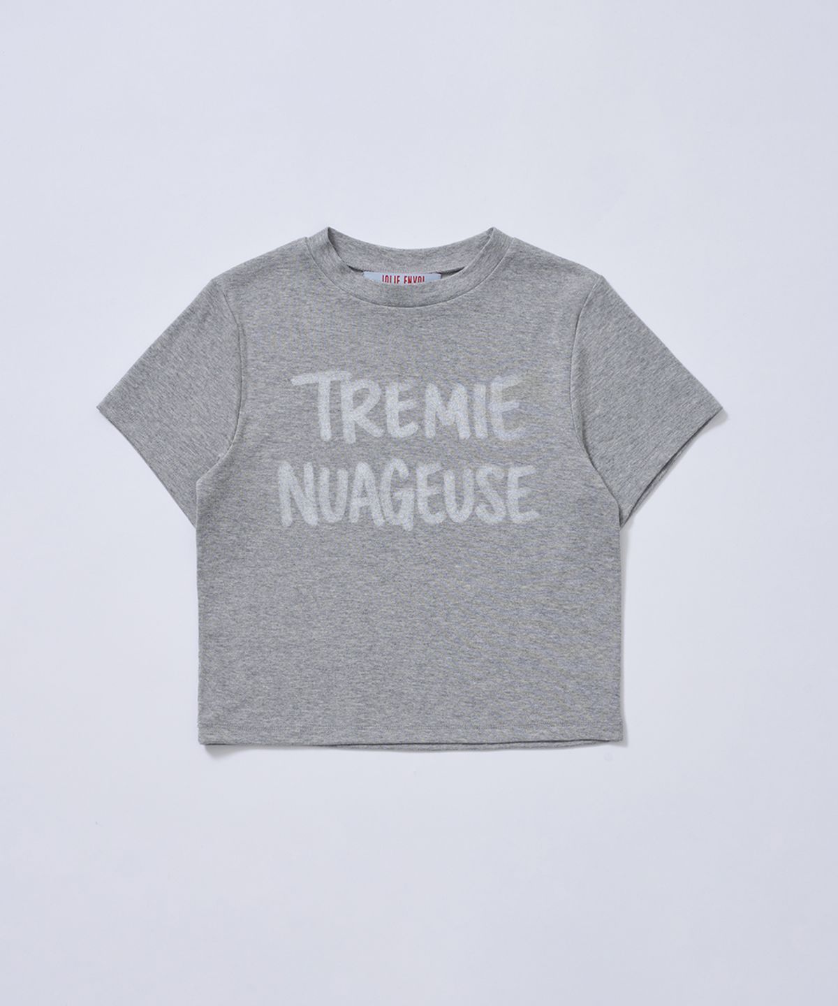 졸리앙볼(JOLIEENVOL) SLIM FIT  SHORT SLEEVE (GREY)