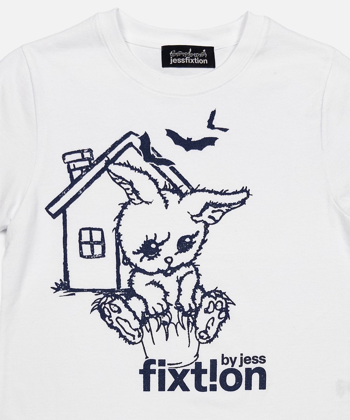 제스픽션(JESSFIXTION) BUNNY FIXT!ON MINI TEE (WHITE)