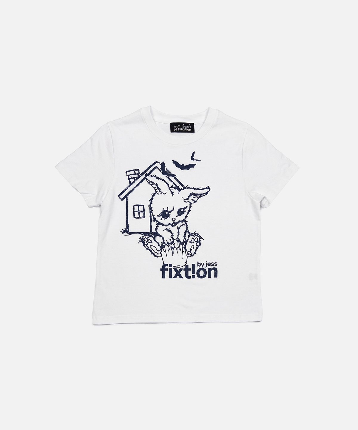 제스픽션(JESSFIXTION) BUNNY FIXT!ON MINI TEE (WHITE)
