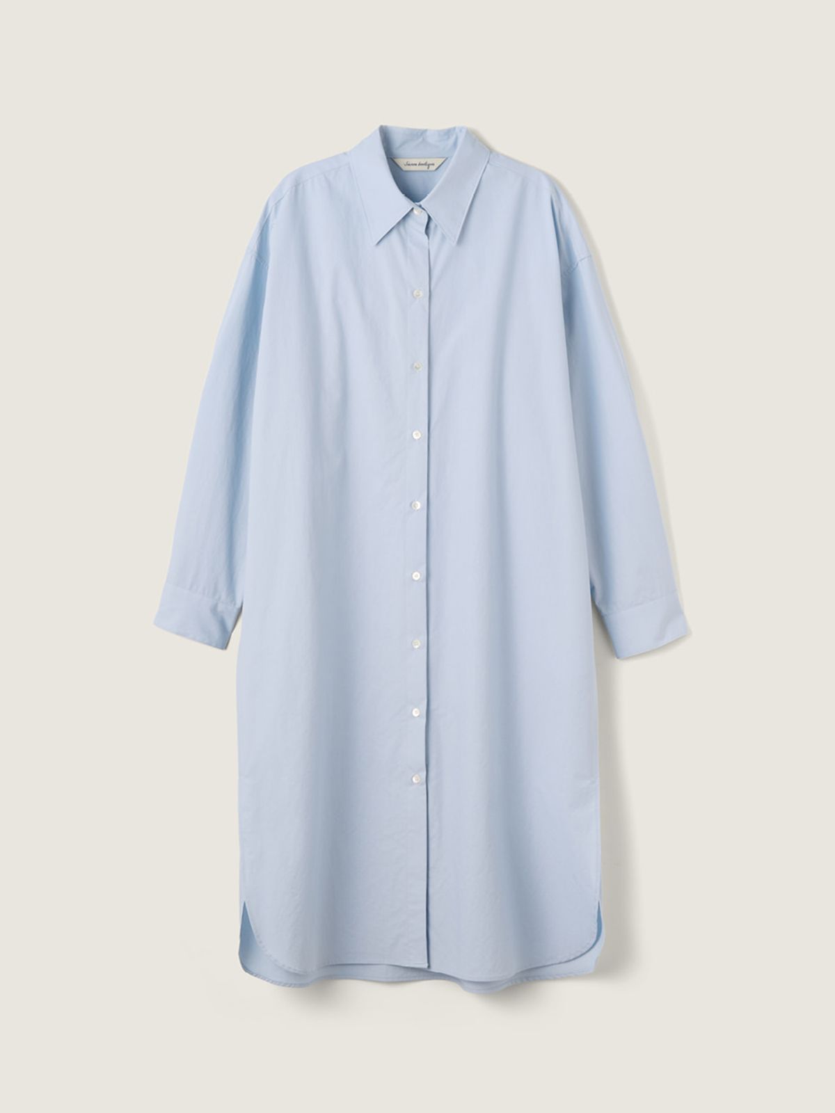 시엔느(SIENNE) Amber Shirt Dress (Pale Blue)