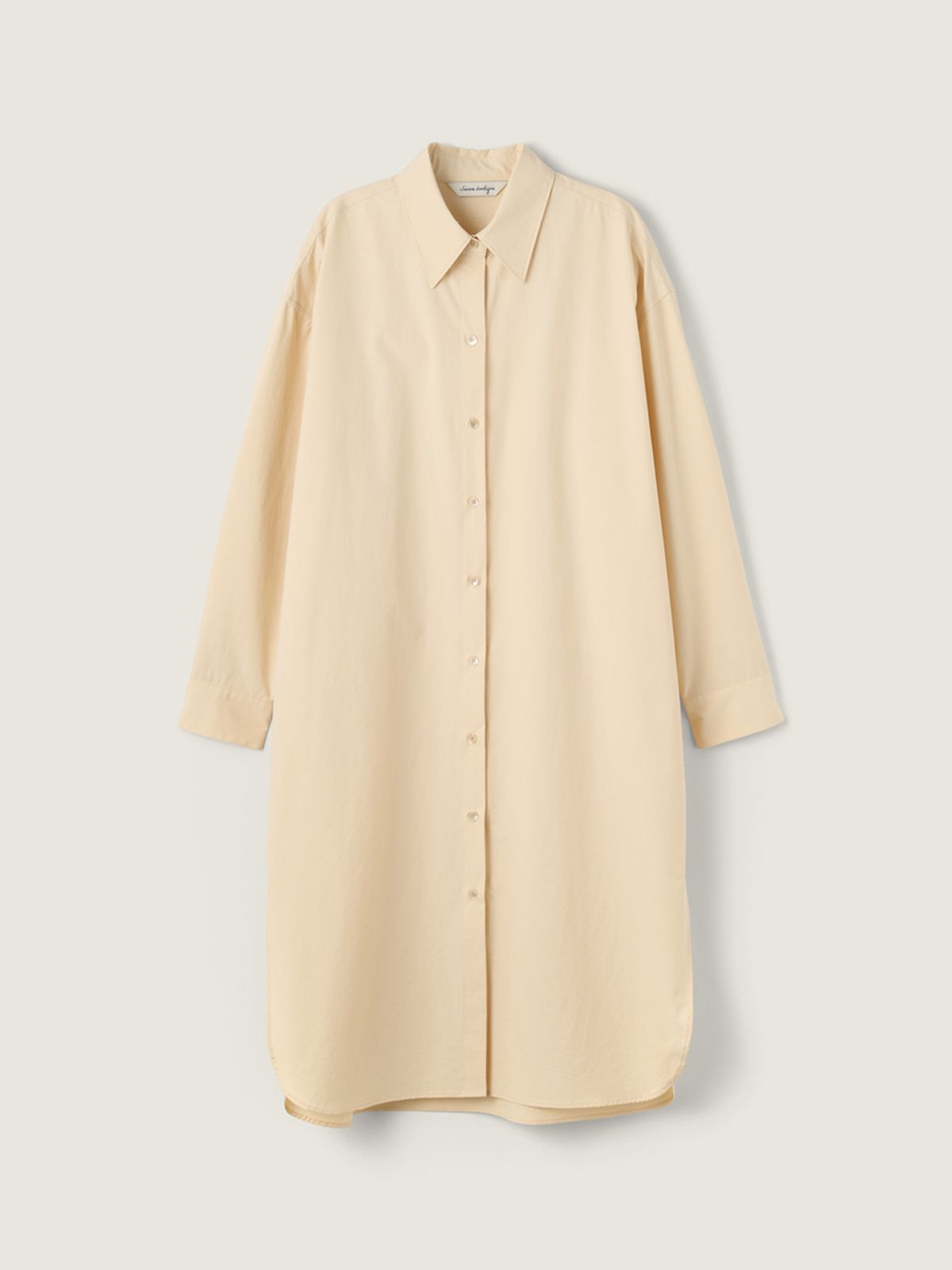 시엔느(SIENNE) Amber Shirt Dress (Cream Beige)