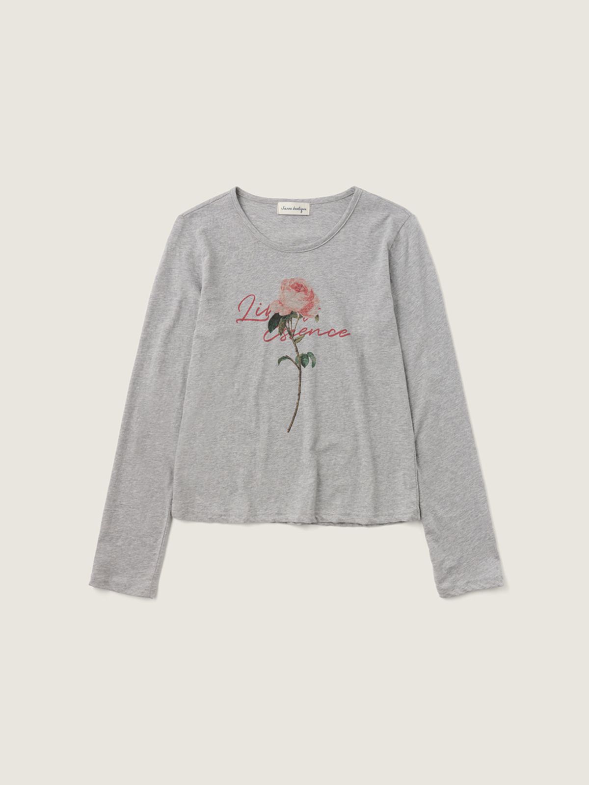 시엔느(SIENNE) Rosie T-shirt (Melange Gray)