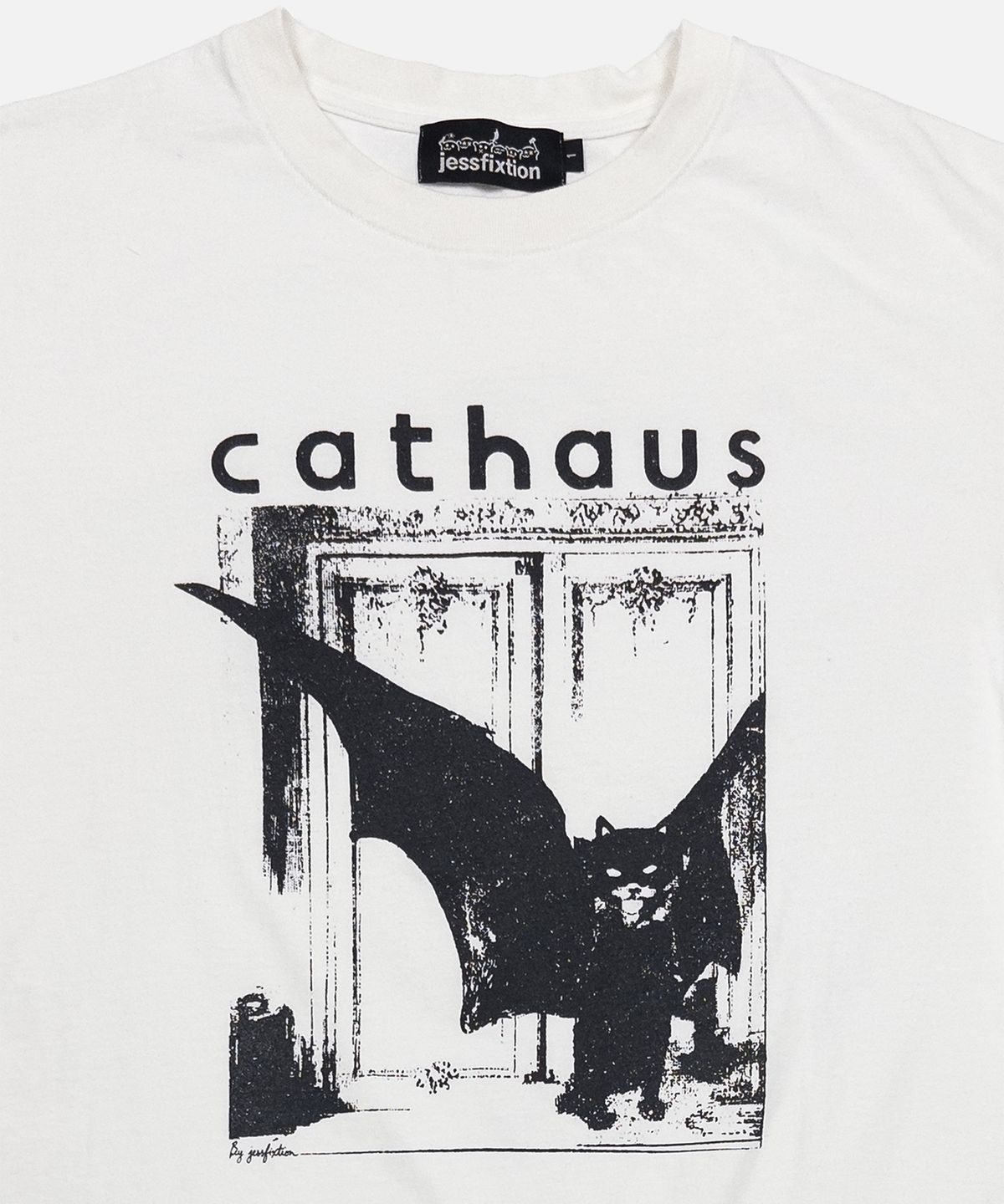 제스픽션(JESSFIXTION) CATHAUS TEE (OFF WHITE)