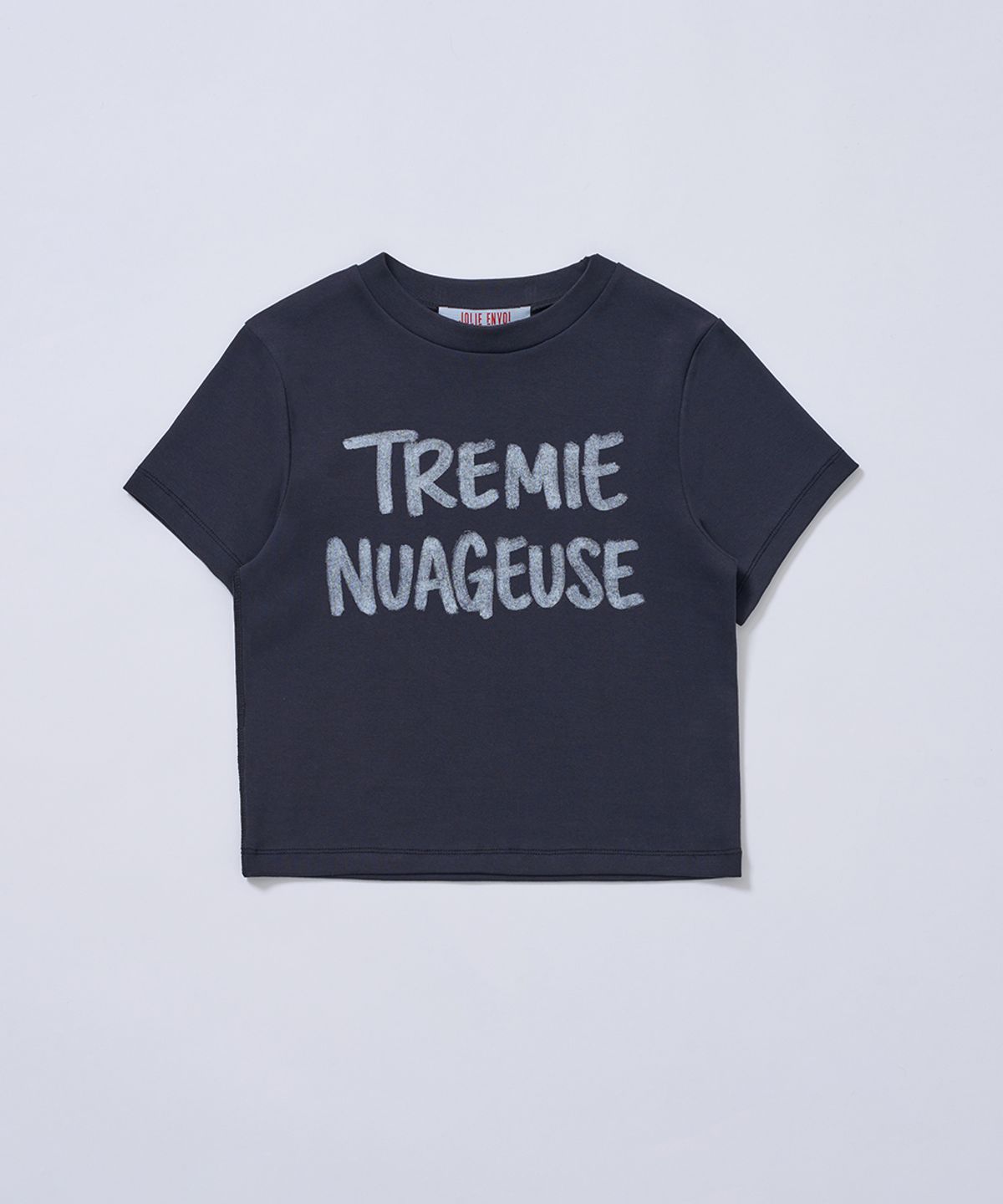 졸리앙볼(JOLIEENVOL) SLIM FIT  SHORT SLEEVE (BLACK)