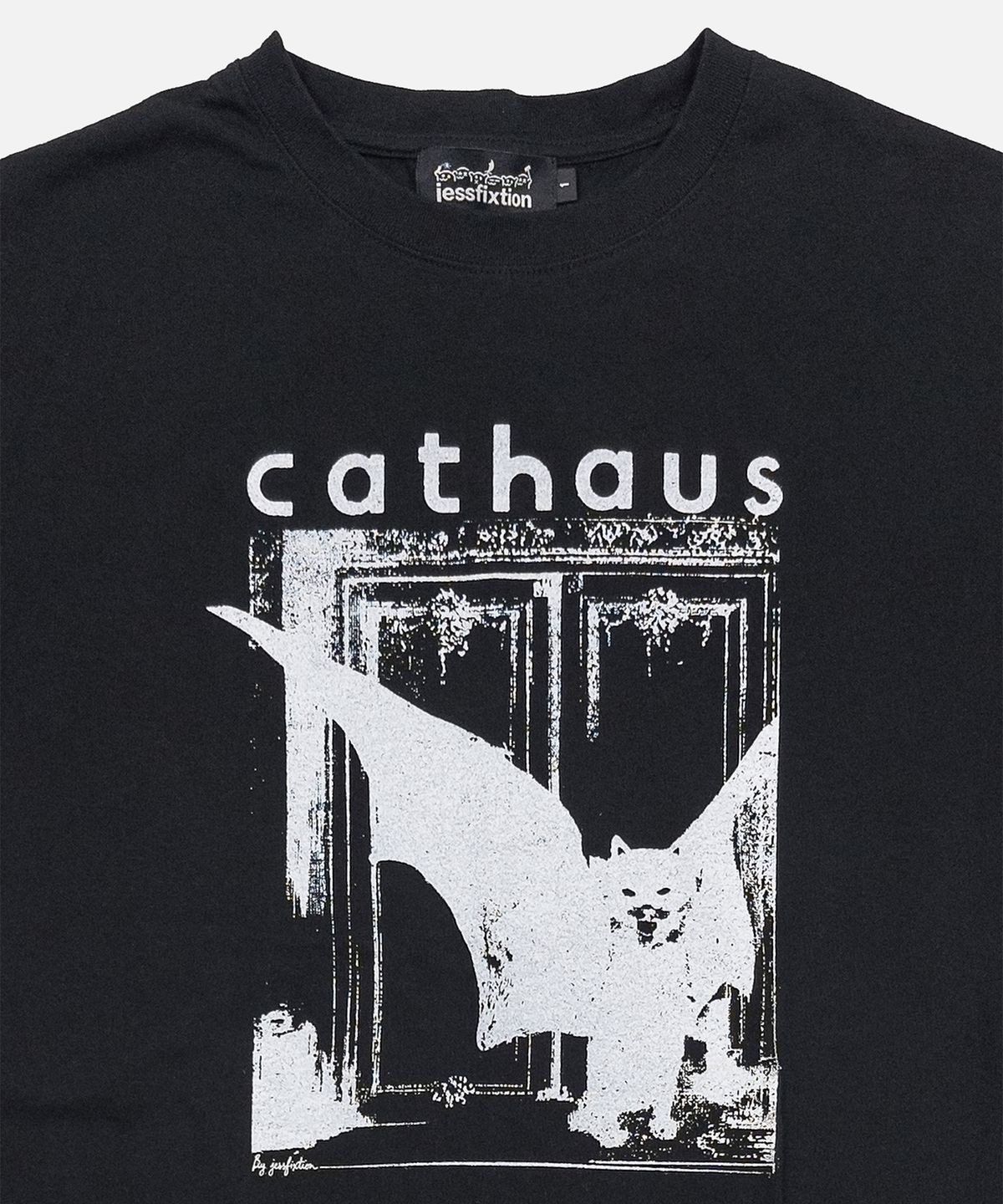 제스픽션(JESSFIXTION) CATHAUS TEE (BLACK)