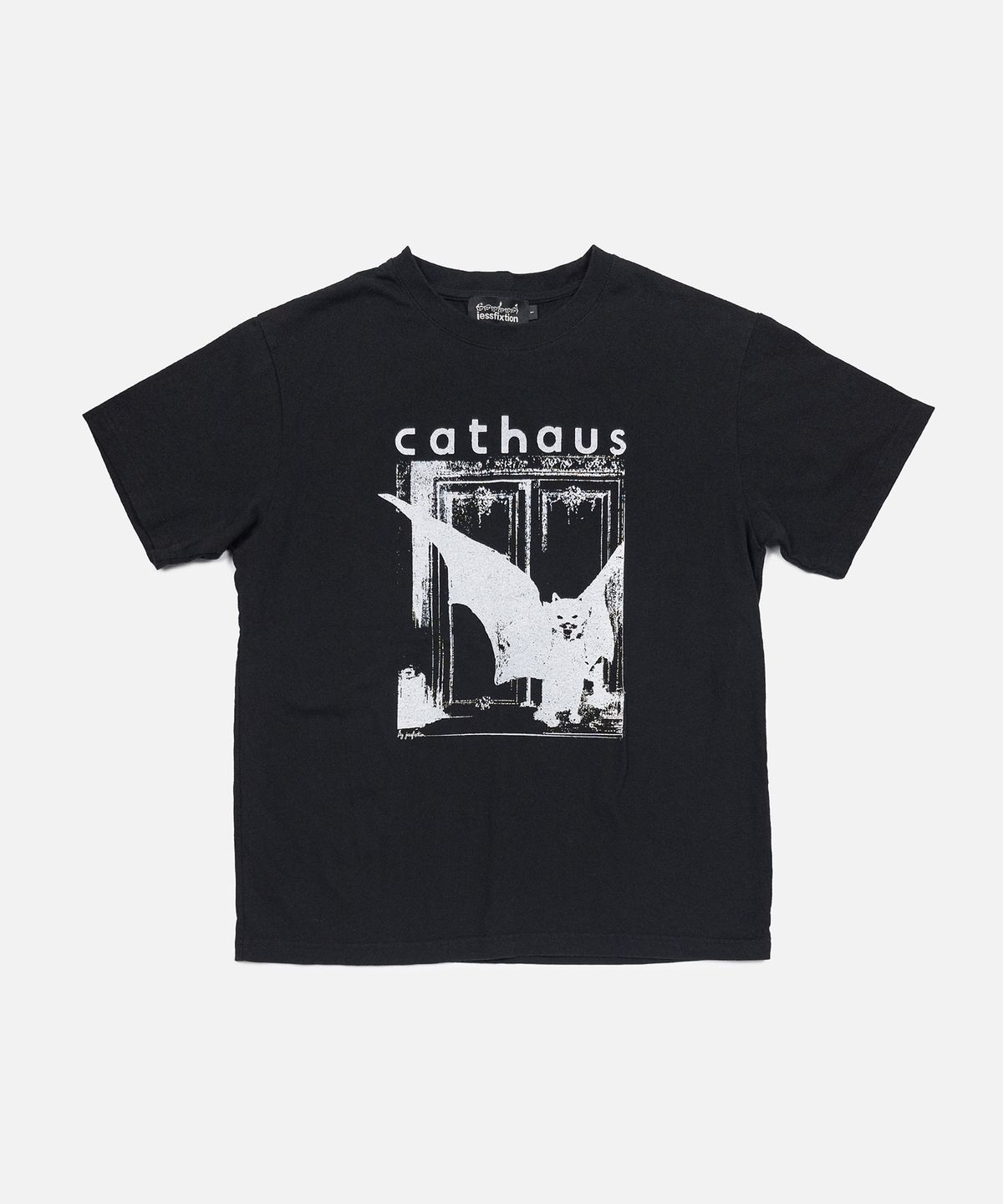 제스픽션(JESSFIXTION) CATHAUS TEE (BLACK)