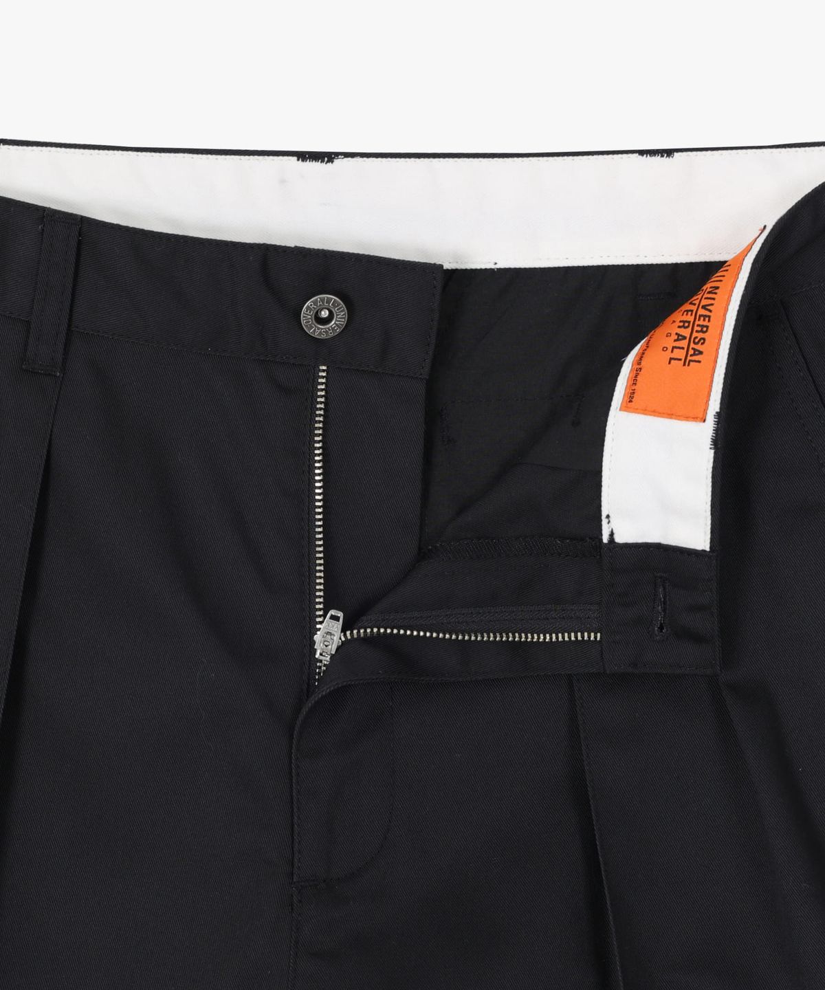 유니버셜 오버롤(UNIVERSAL OVERALL) UO JEAN CUT SHORTS BLACK