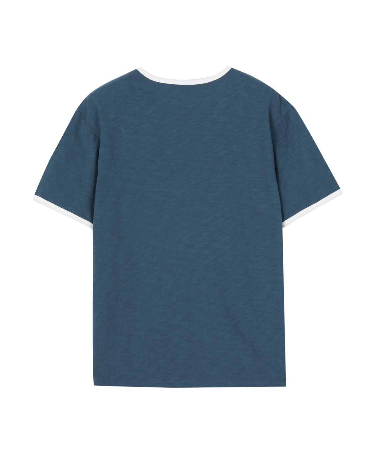 유니버셜 오버롤(UNIVERSAL OVERALL) ILLINOIS SLUB RINGER T-SHIRT NAVY