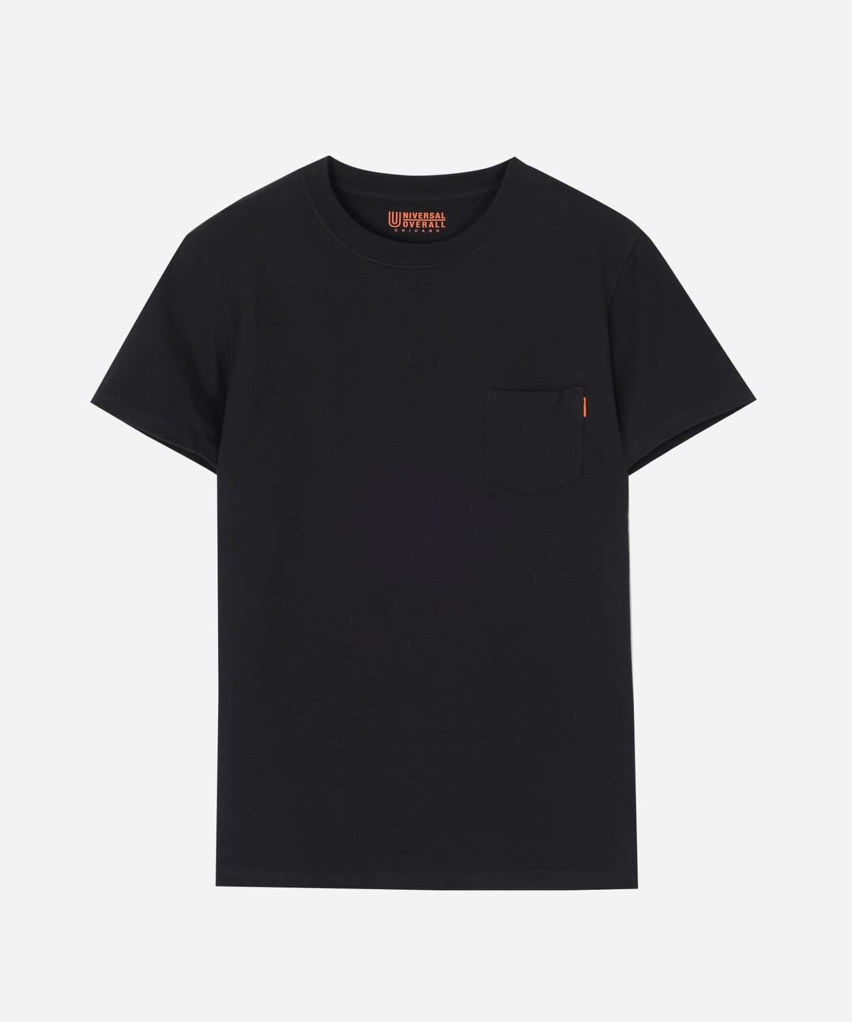 유니버셜 오버롤(UNIVERSAL OVERALL) 1950s SLIM T-SHIRT BLACK