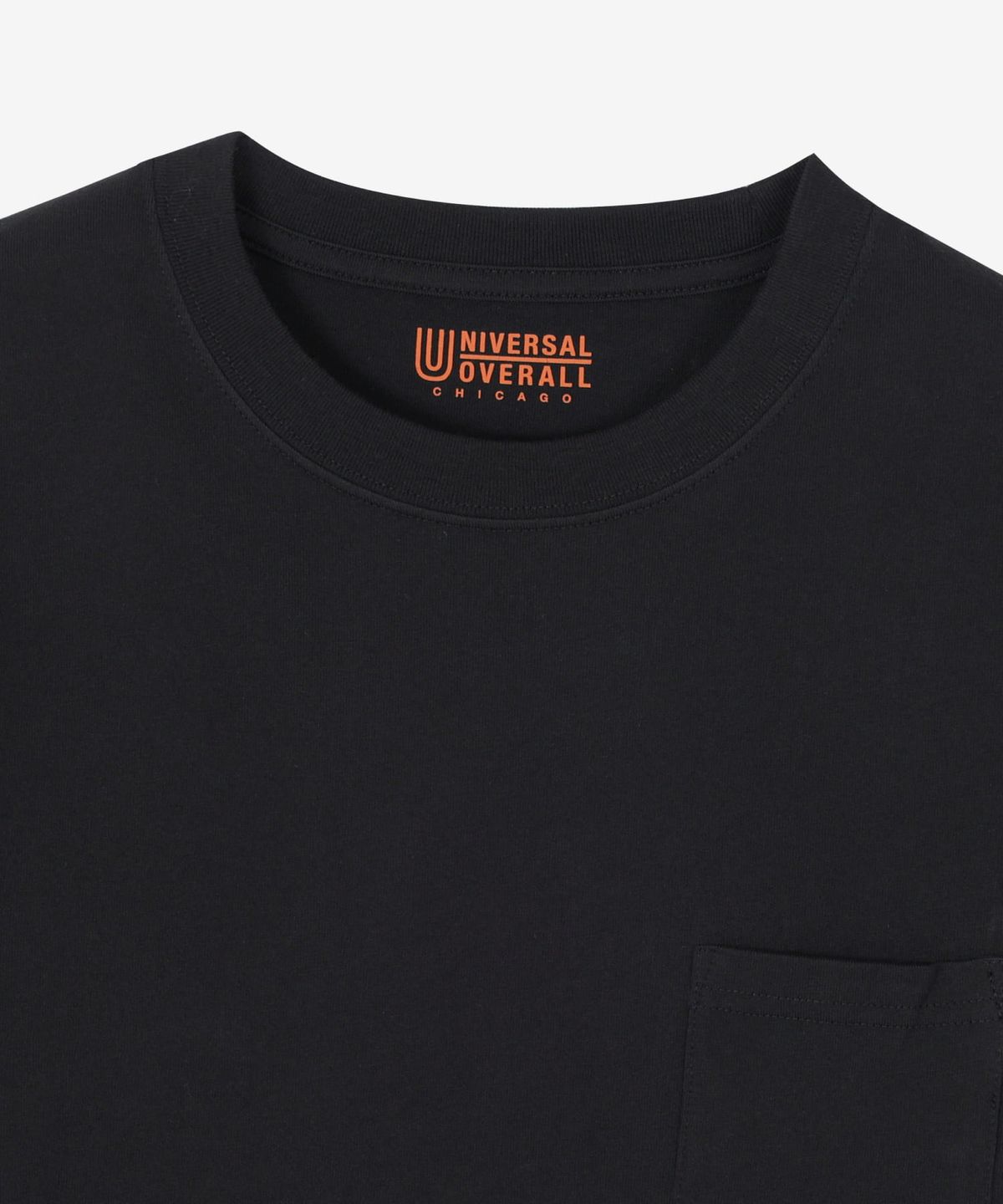 유니버셜 오버롤(UNIVERSAL OVERALL) 1950s SLIM T-SHIRT BLACK