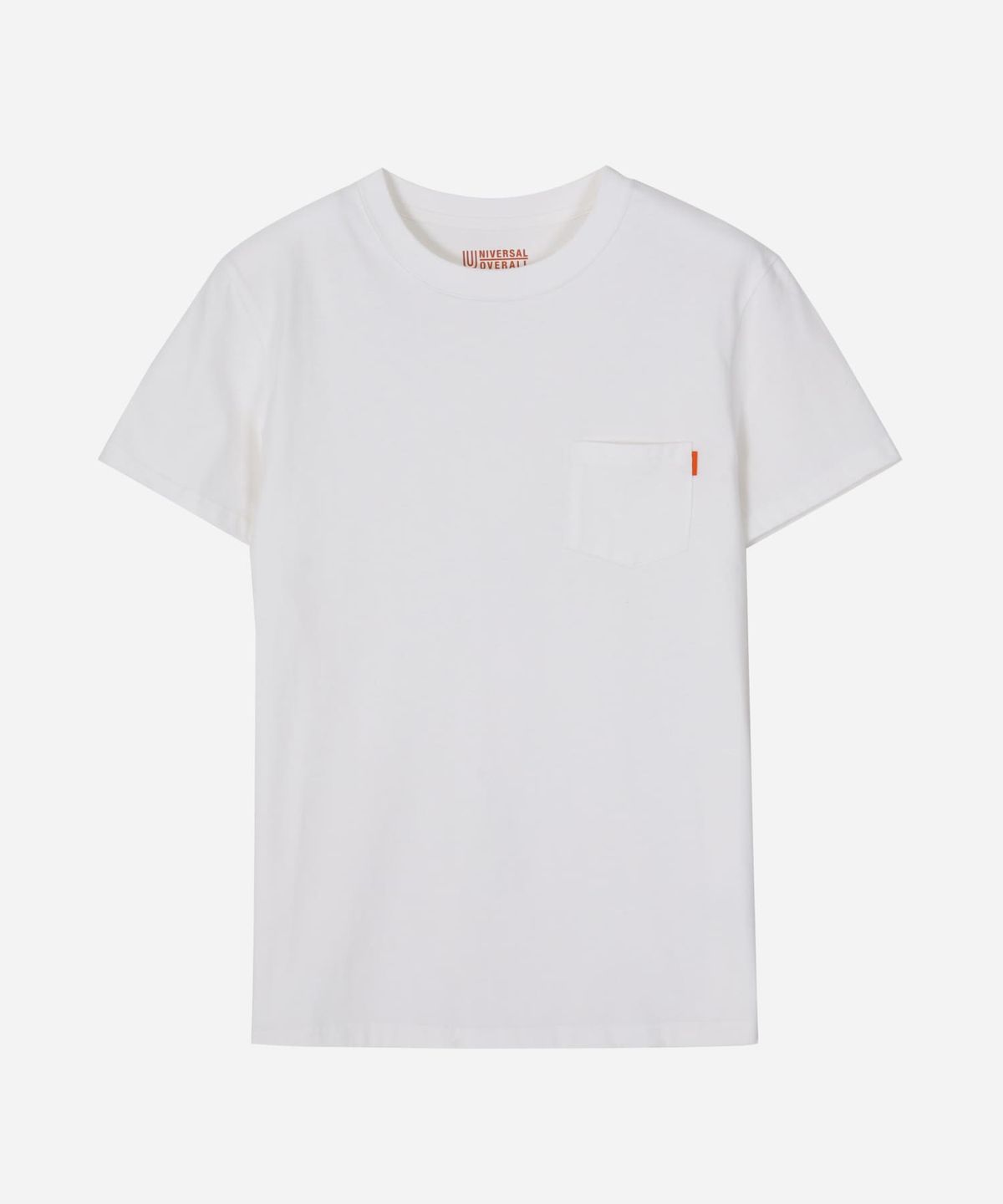 유니버셜 오버롤(UNIVERSAL OVERALL) 1950s SLIM T-SHIRT WHITE