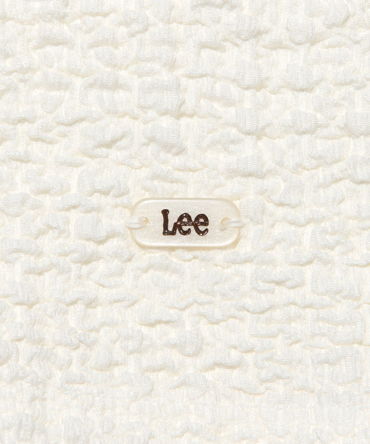 리(LEE) 우먼 링클 반팔 티셔츠 아이보리