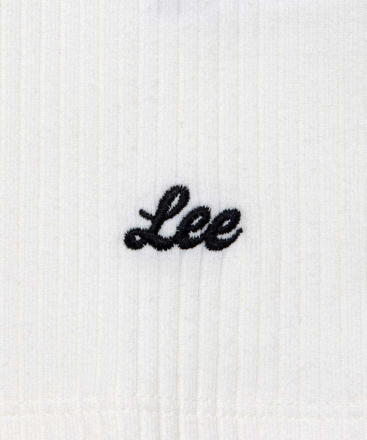 리(LEE) 우먼 U넥 티셔츠 화이트
