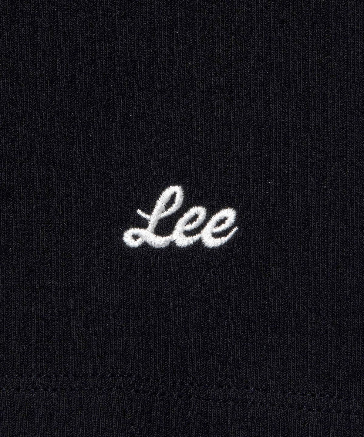 리(LEE) 우먼 U넥 티셔츠 블랙
