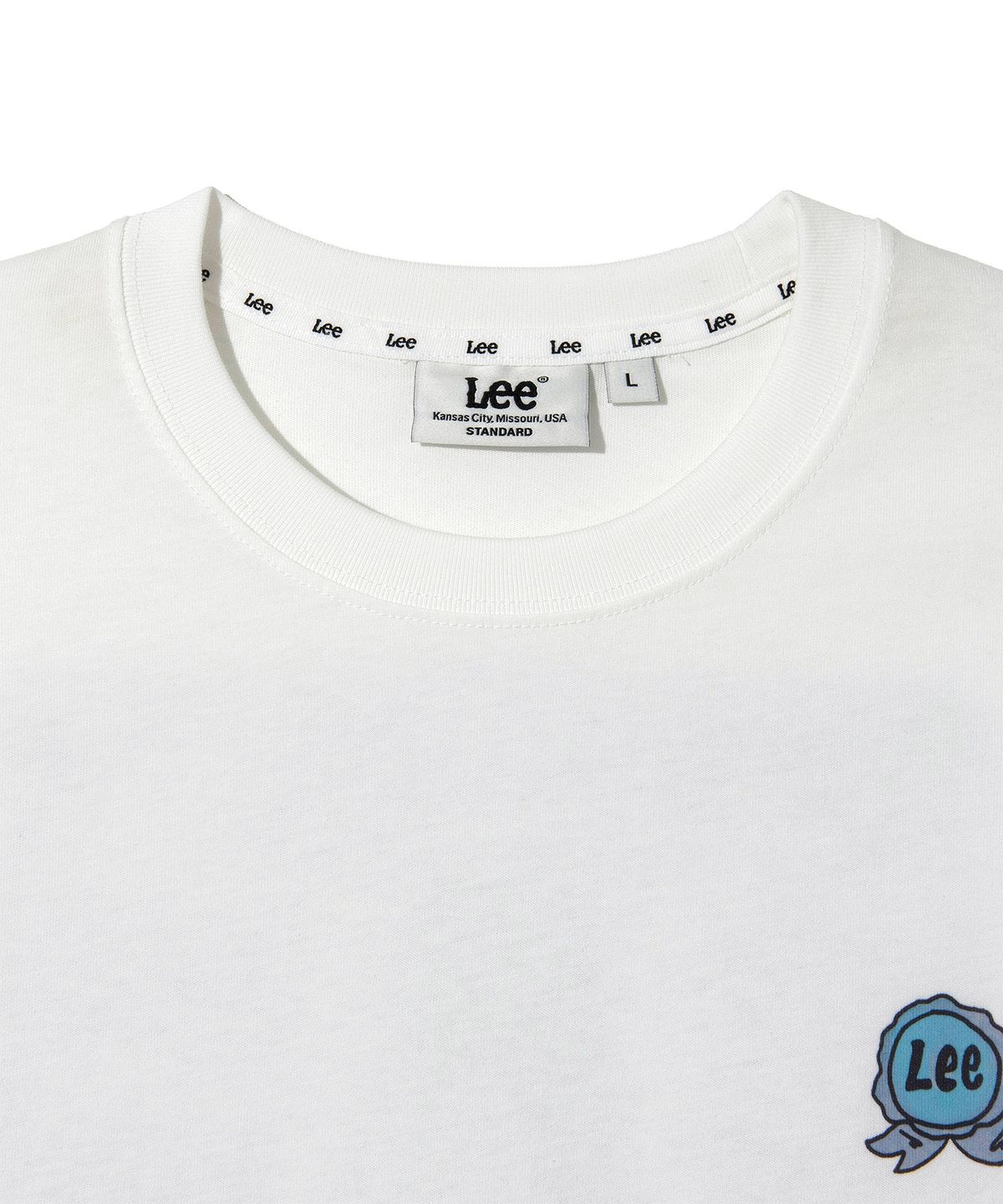 리(LEE) 아카이브 카탈로그 반팔 티셔츠 화이트