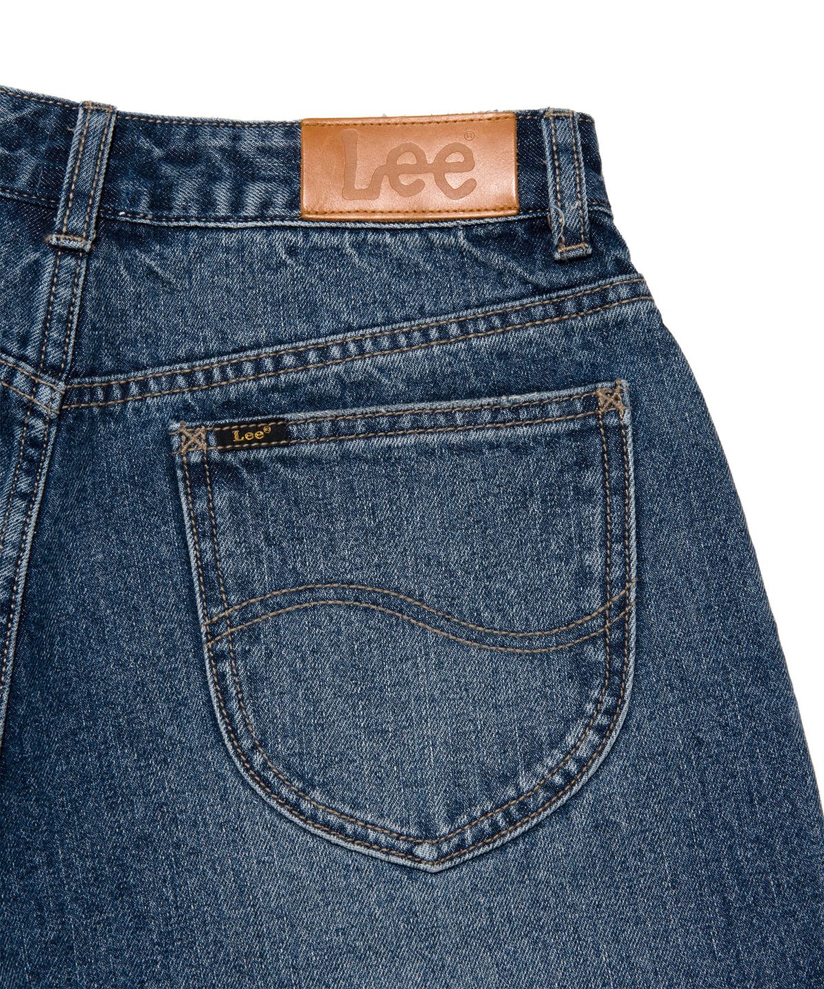 리(LEE) 우먼 버뮤다 데님 쇼츠 인디고 다크