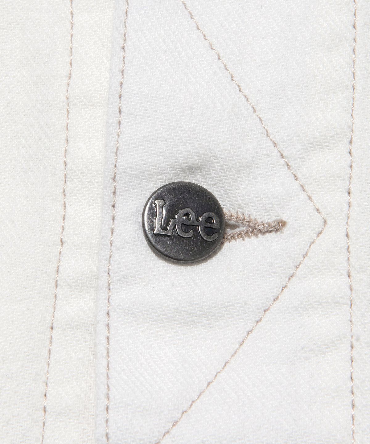 리(LEE) 라이더스 데님 반팔 셔츠 에크루