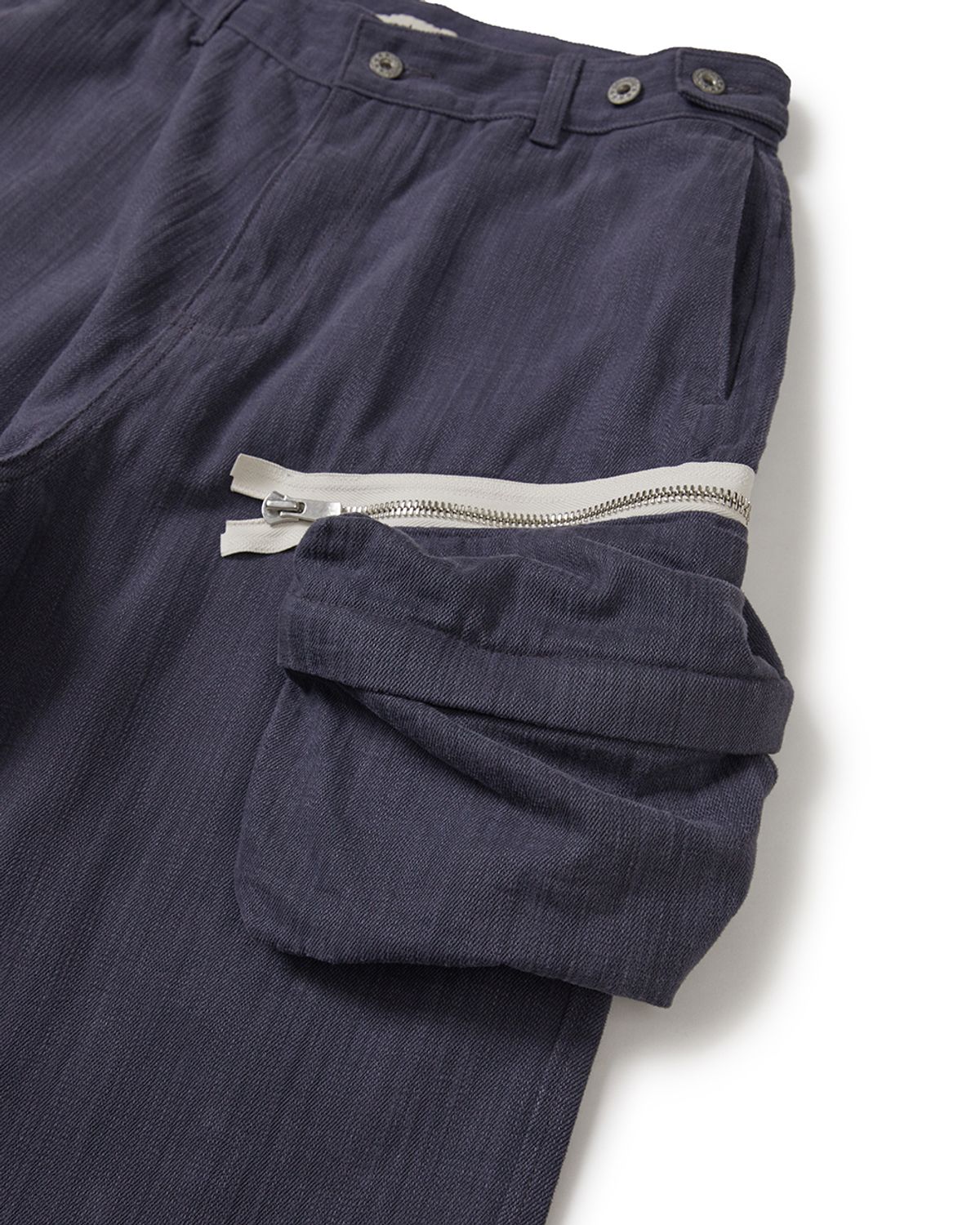 카락터(KARACTOR) Trapper pouch pants / Violet