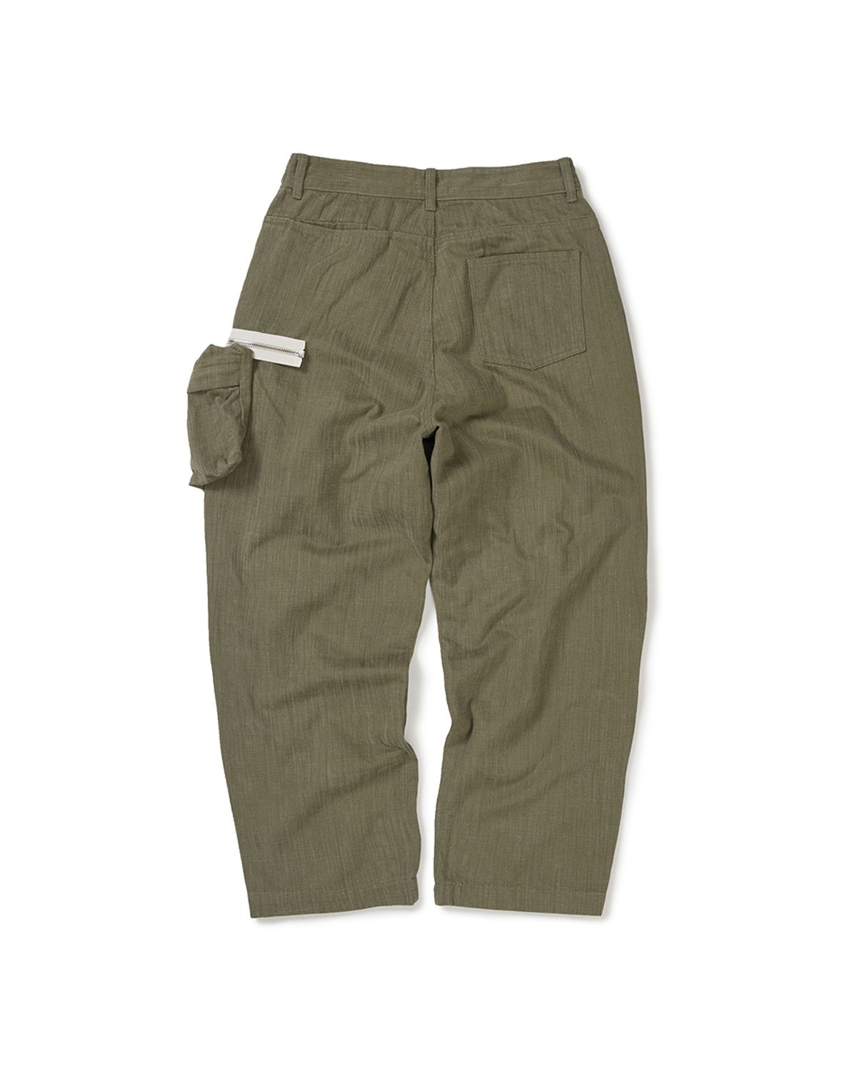 카락터(KARACTOR) Trapper pouch pants / Ash khaki