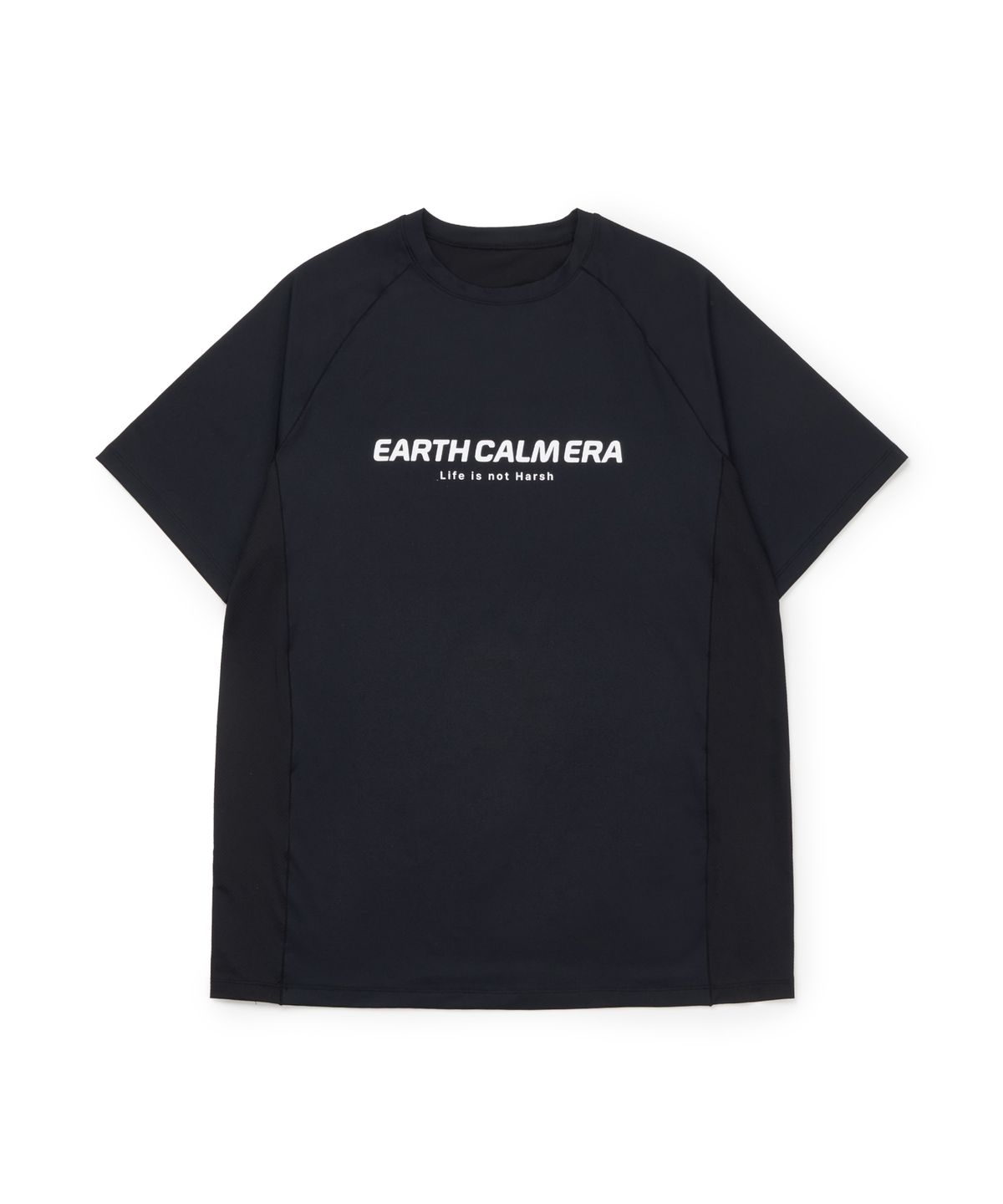 얼스캄에라(EARTH CALM ERA) 벤틸레이션 액티브 숏슬리브_블랙