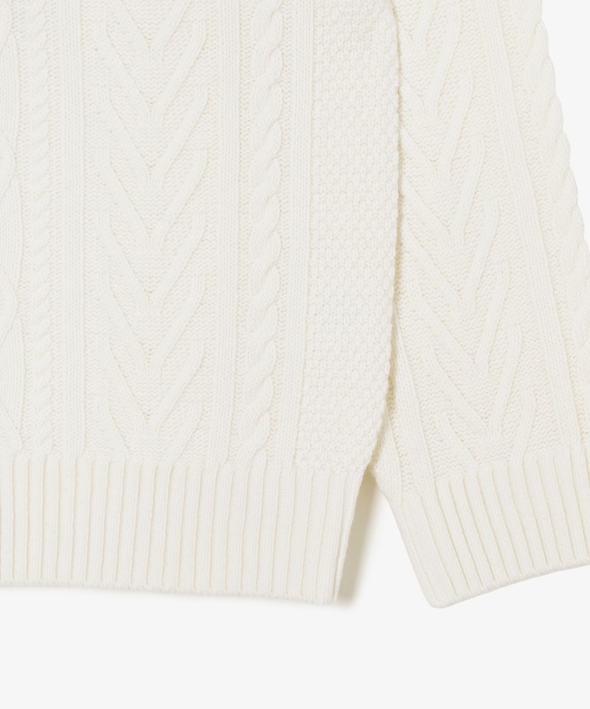 라코스테(LACOSTE) 남성 변형 케이블 크루넥 가디건 AH554E-56G XFJ