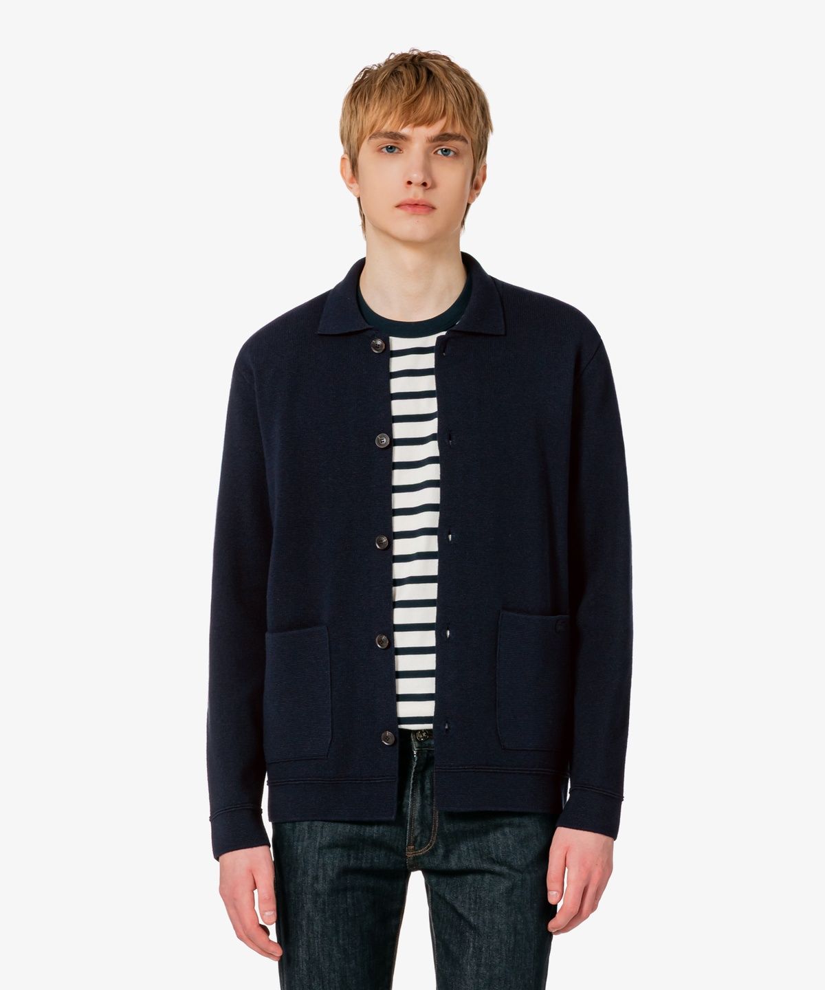 라코스테(LACOSTE) 남성 초어 자켓형 가디건 AH322E-56G 166