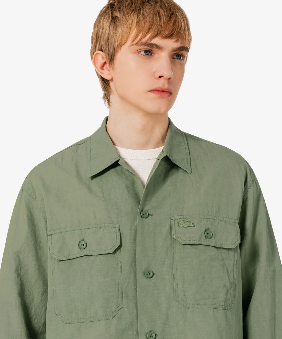 라코스테(LACOSTE) 남성 골조직 셔켓 CH329E-56G BMY