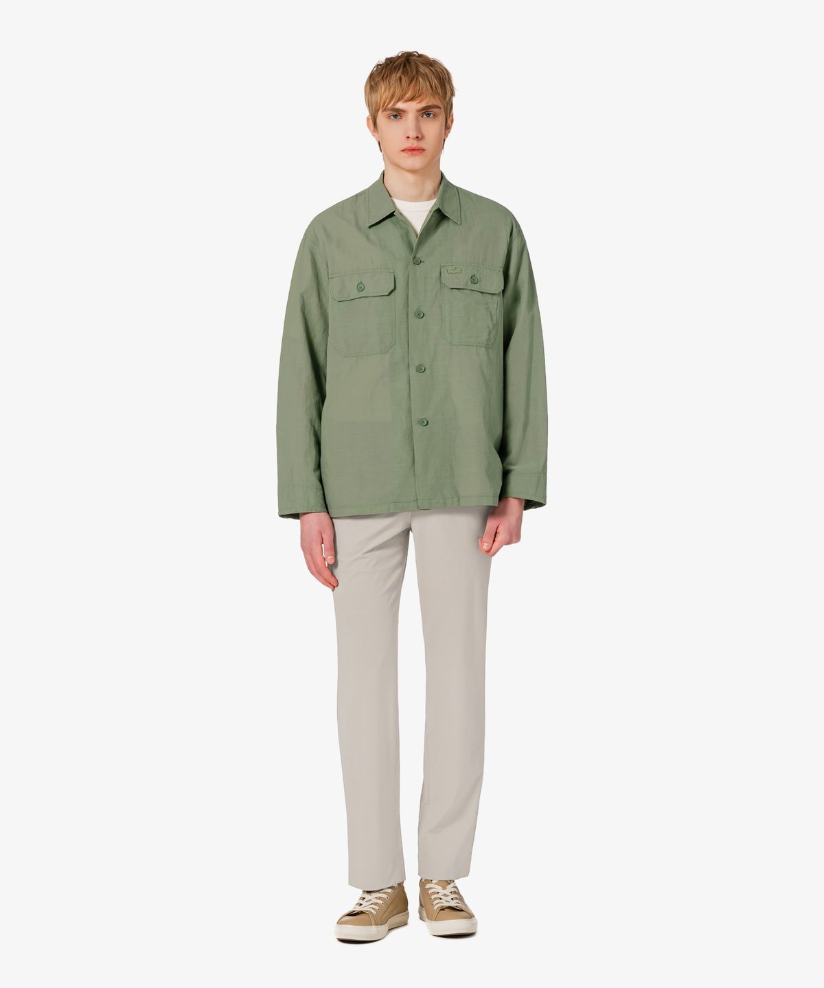 라코스테(LACOSTE) 남성 골조직 셔켓 CH329E-56G BMY