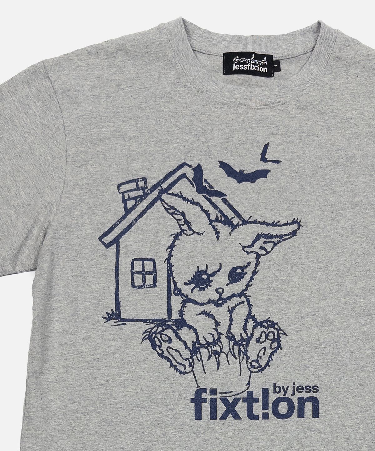 제스픽션(JESSFIXTION) BUNNY FIXT!ON TEE (GREY)