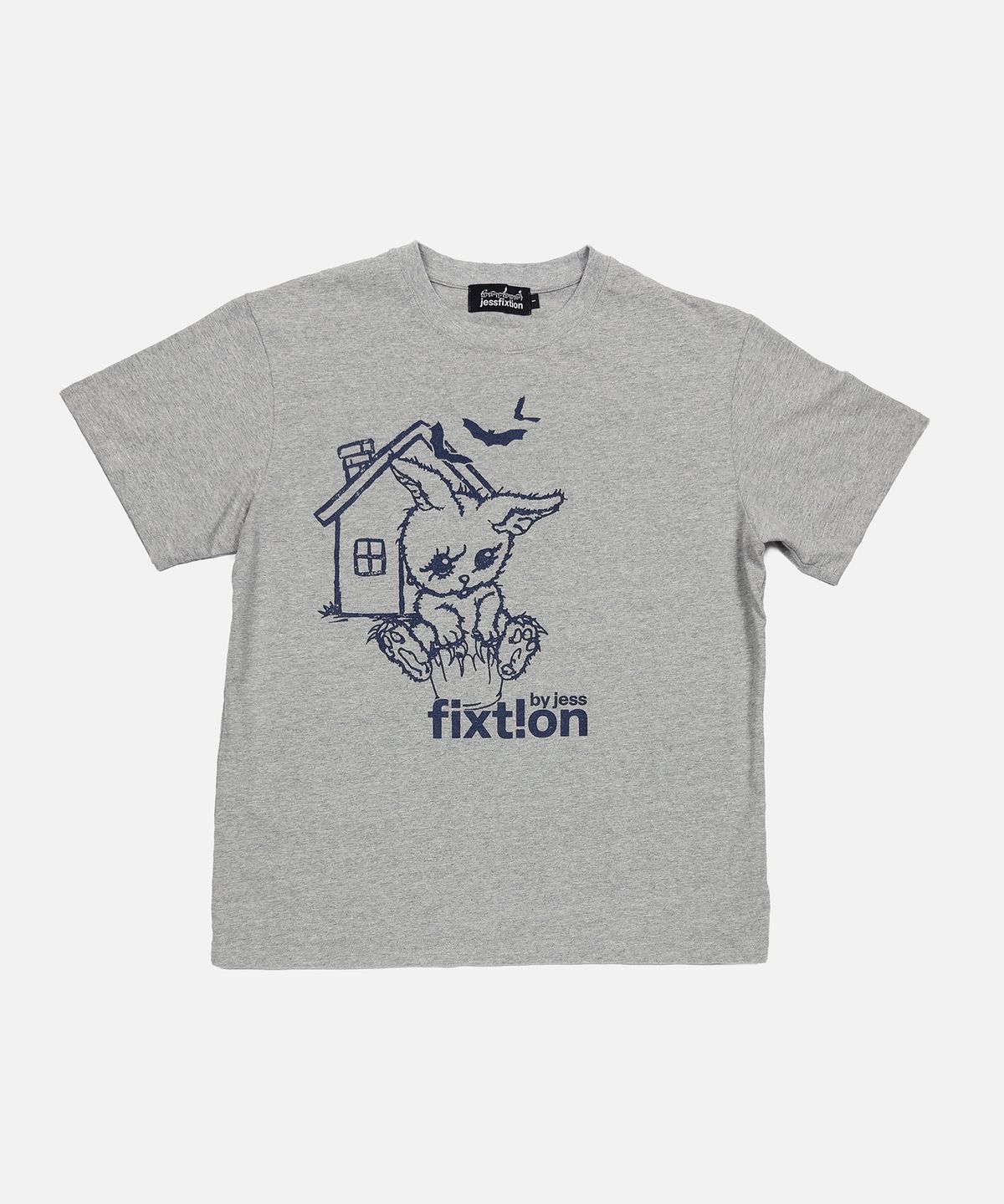 제스픽션(JESSFIXTION) BUNNY FIXT!ON TEE (GREY)