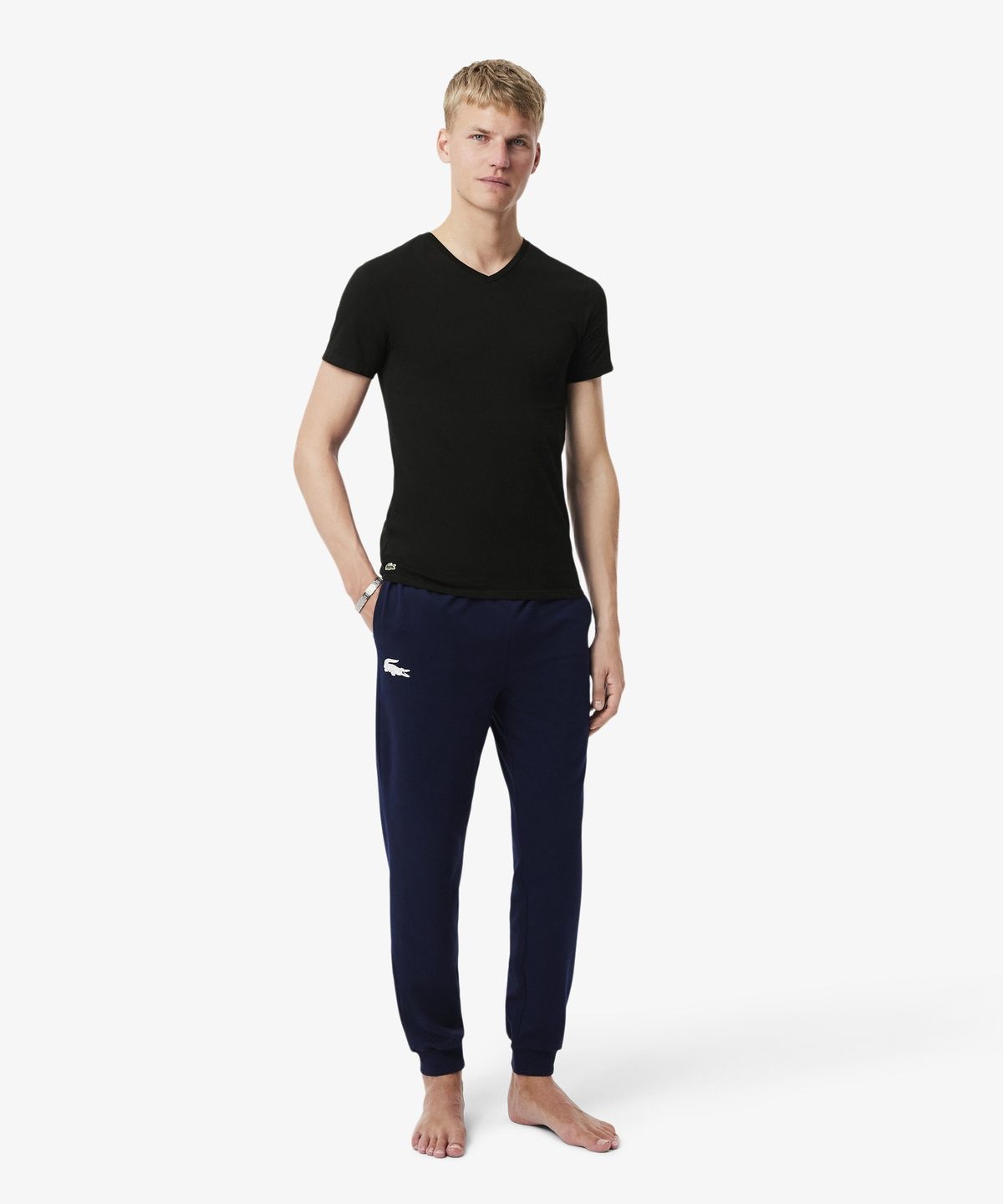 라코스테(LACOSTE) 남성 베이직 브이넥 3팩 TH9008-56G 031