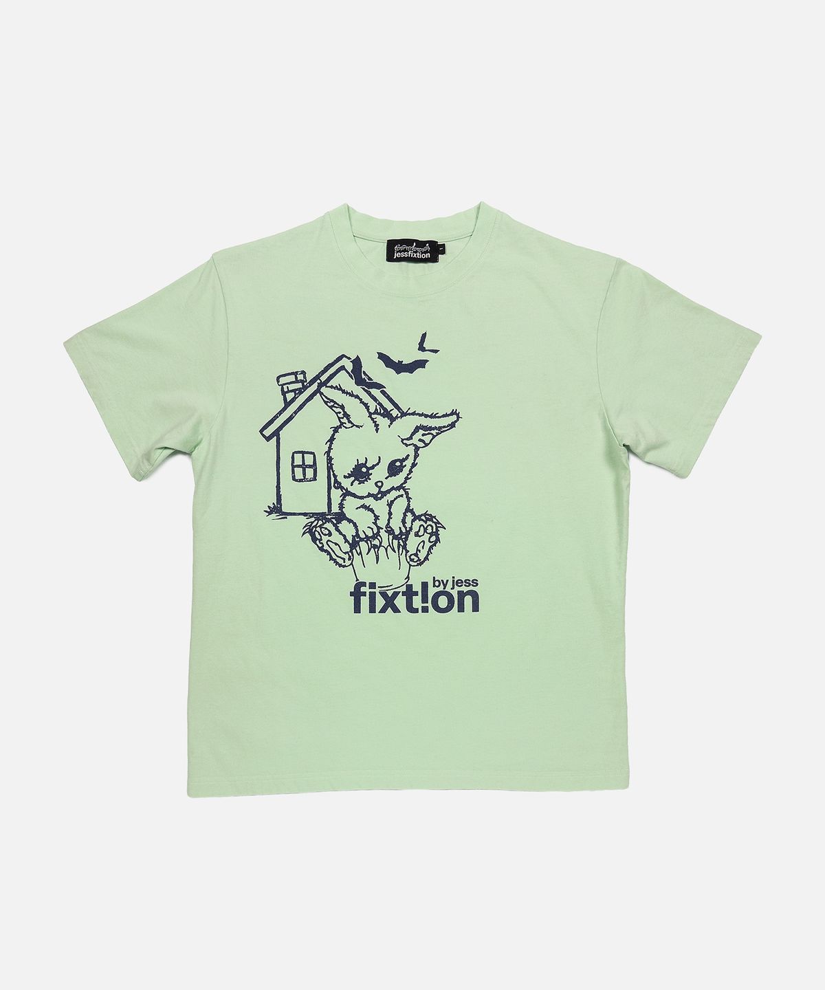 제스픽션(JESSFIXTION) BUNNY FIXT!ON TEE (MINT GREEN)