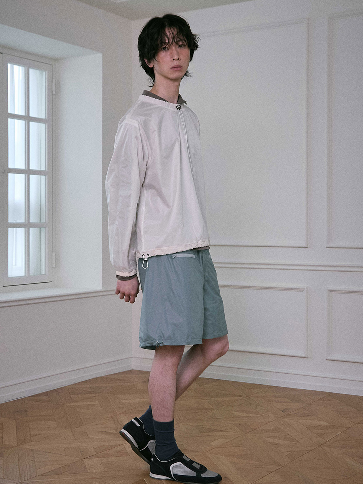 로움(ROWM) ETHAN WIND TOP (CREAM)